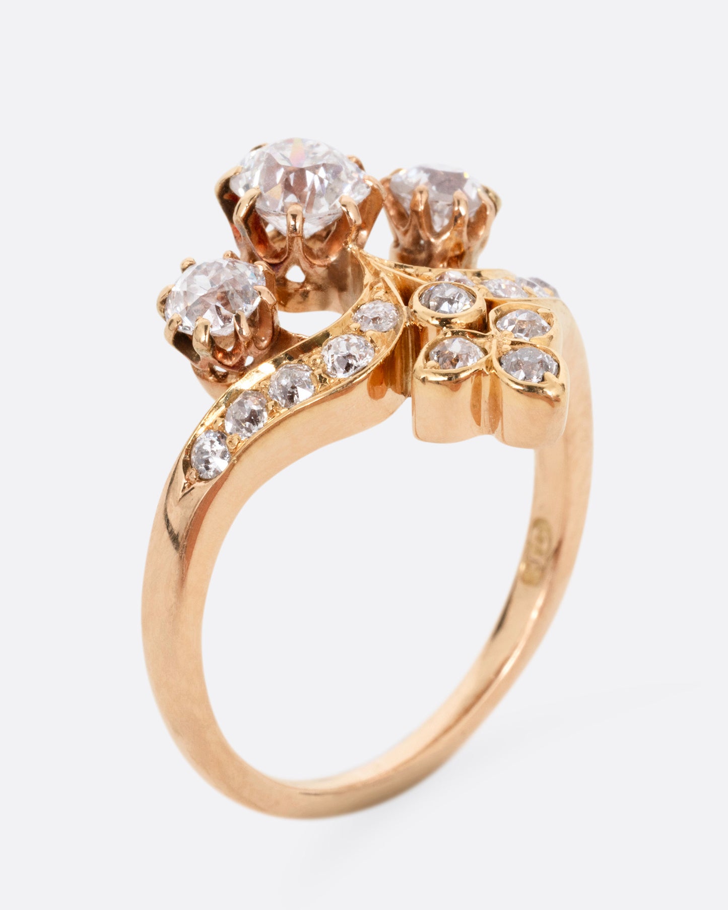 Diamond Cluster Ring