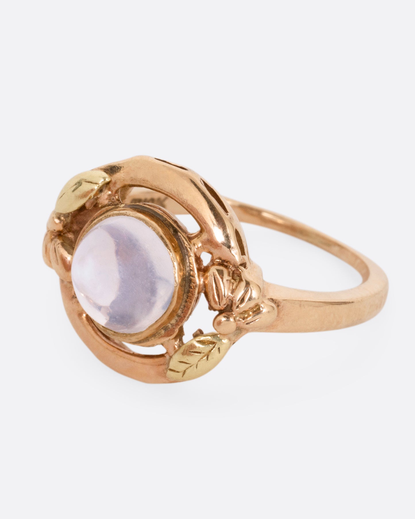 Botanical Moonstone Ring