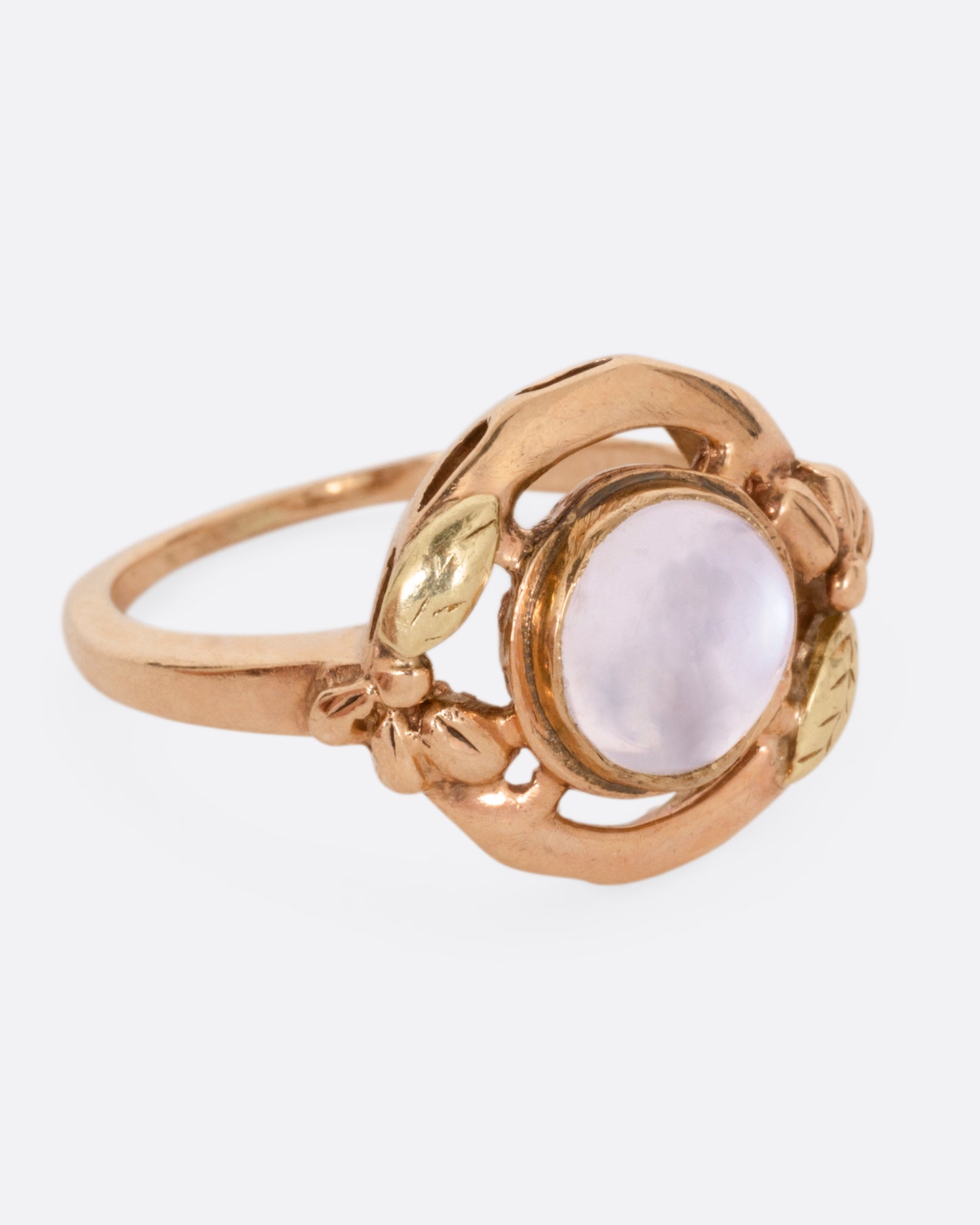 Botanical Moonstone Ring