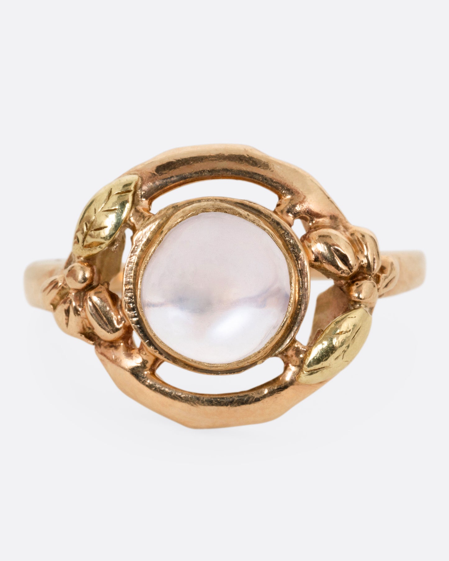 Botanical Moonstone Ring