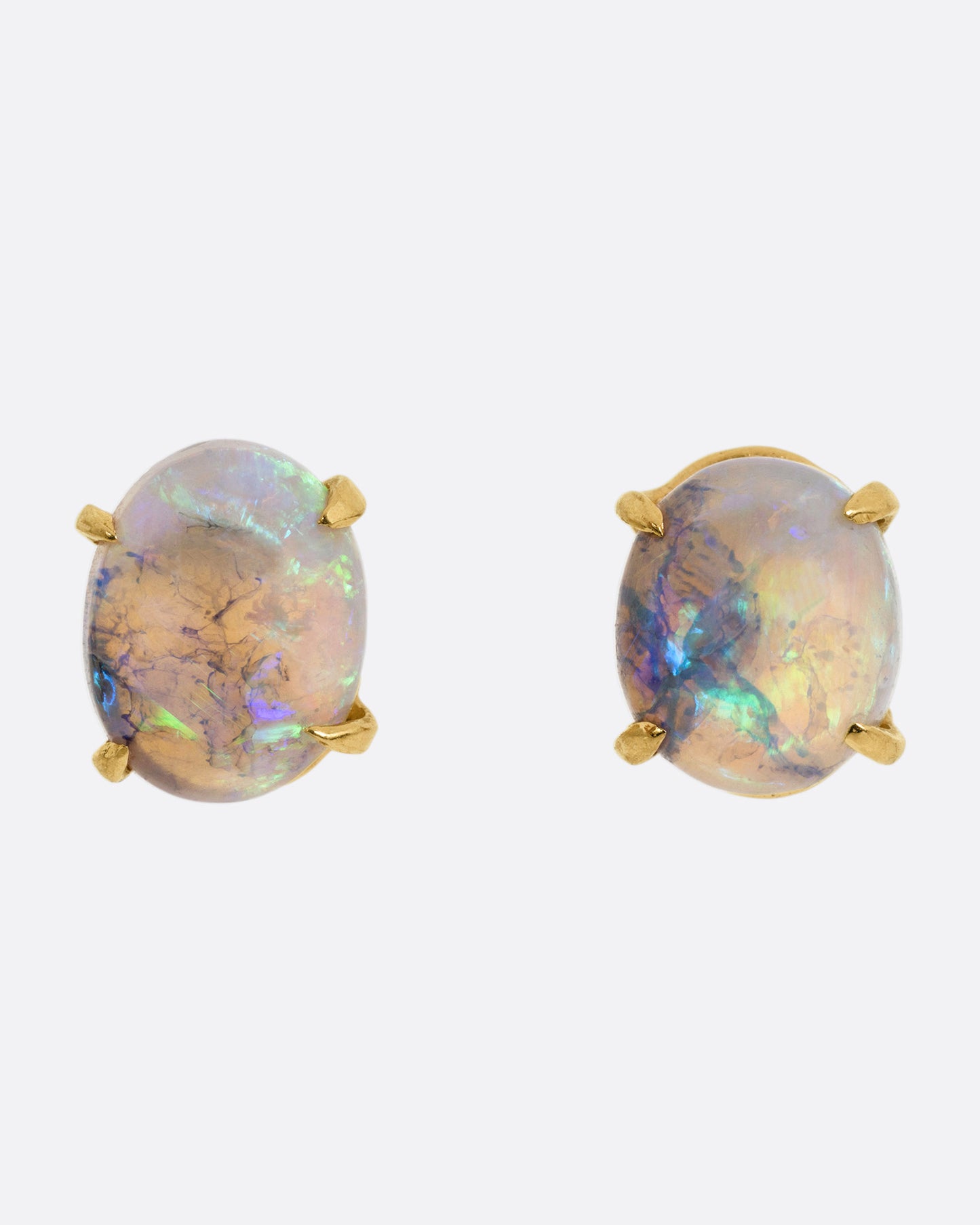 Opal Stud Earrings