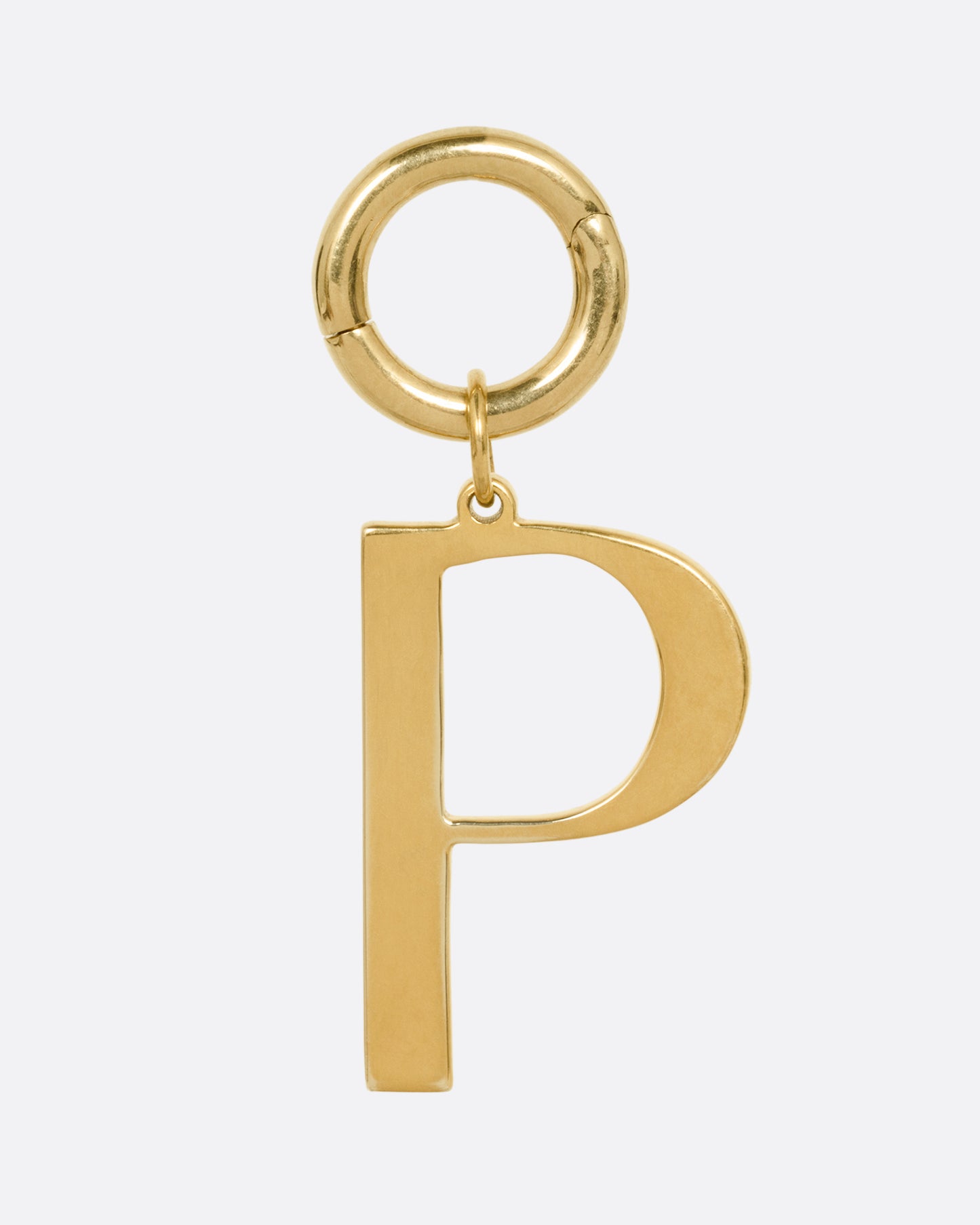 Letter 'P' Charm