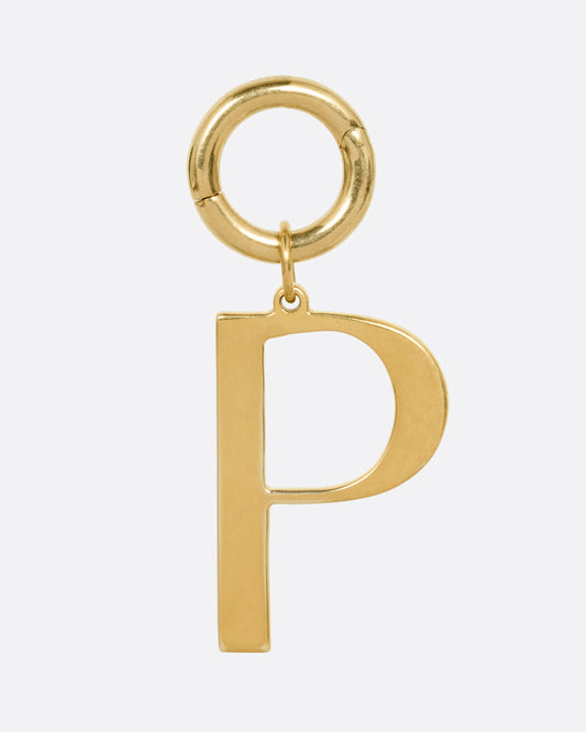 Letter 'P' Charm