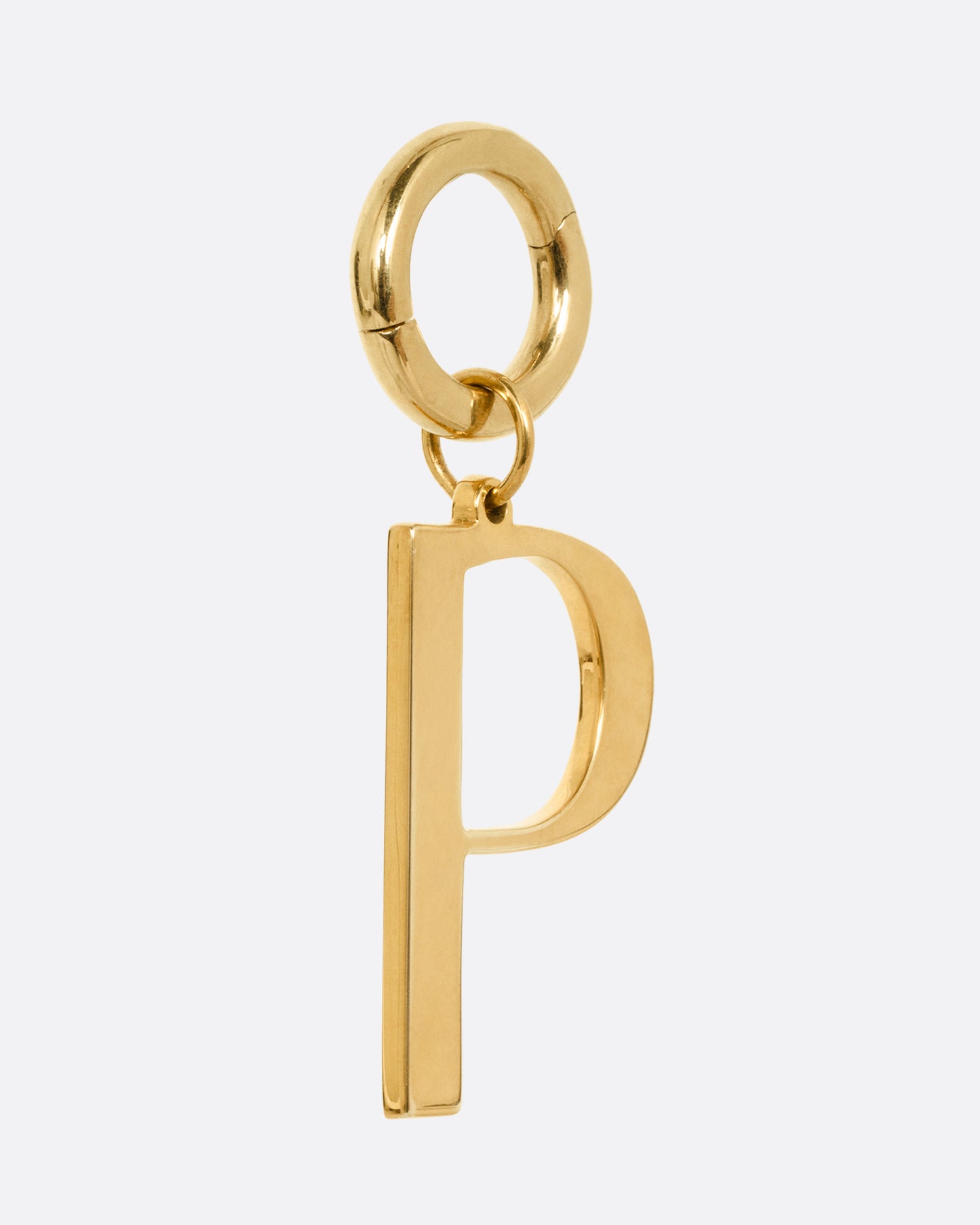 Letter 'P' Charm