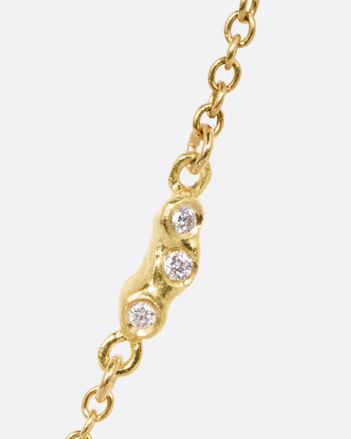 Cosmic Heart Opal and Diamond Necklace