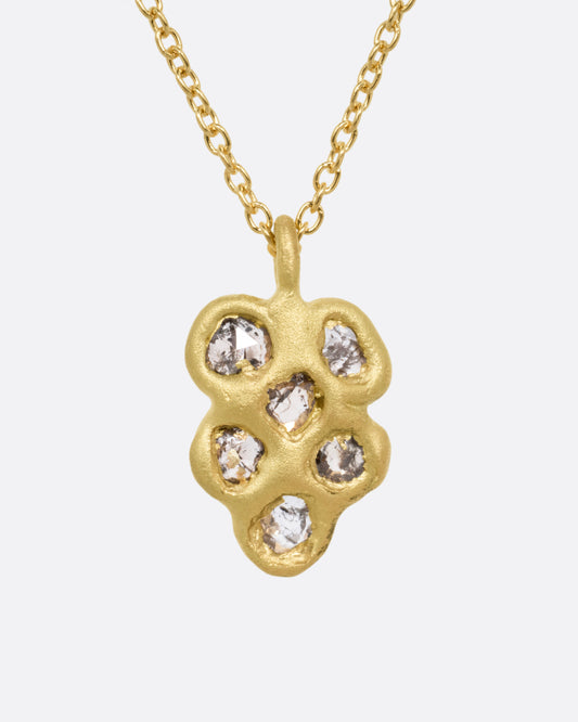 Far Away Whisper Diamond Pendant Necklace