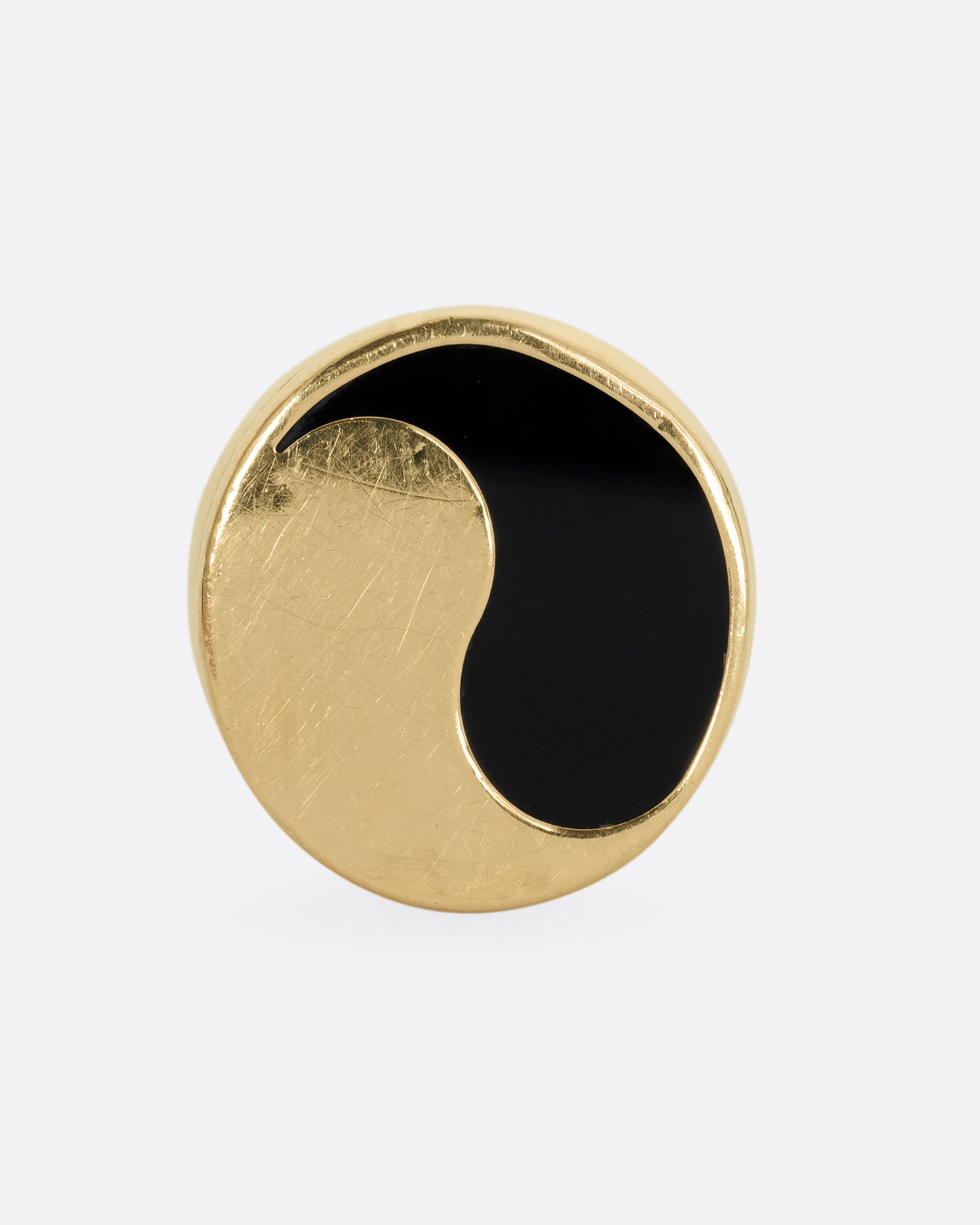 Onyx Yin Yang Ring