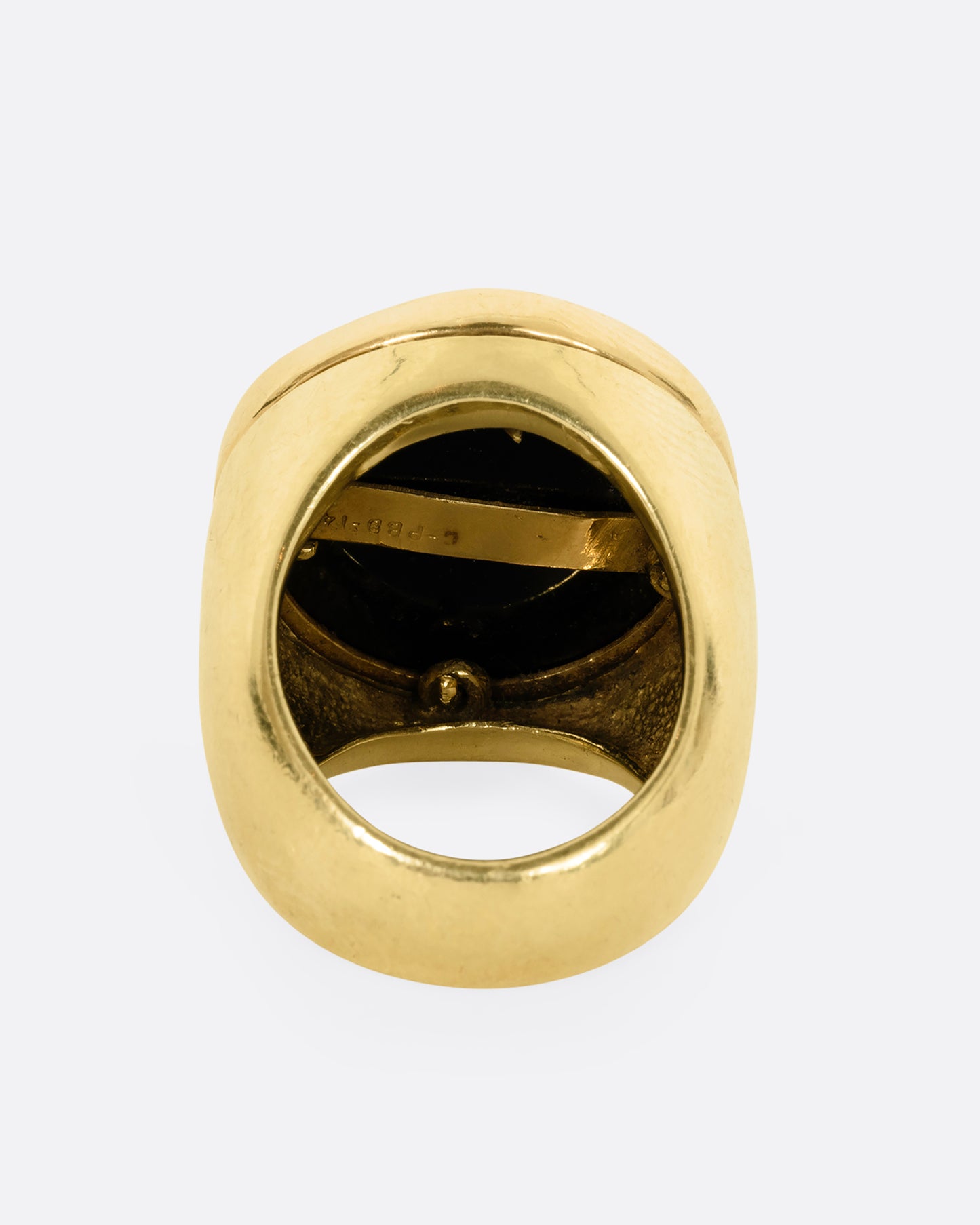 Onyx Yin Yang Ring