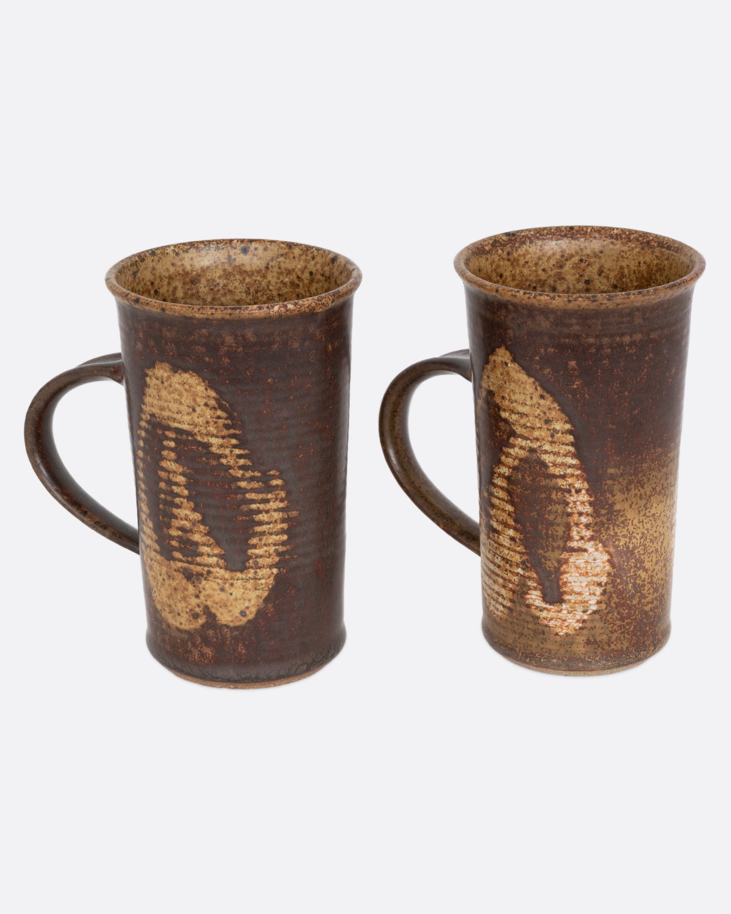 1970's Handmade Mug Pair