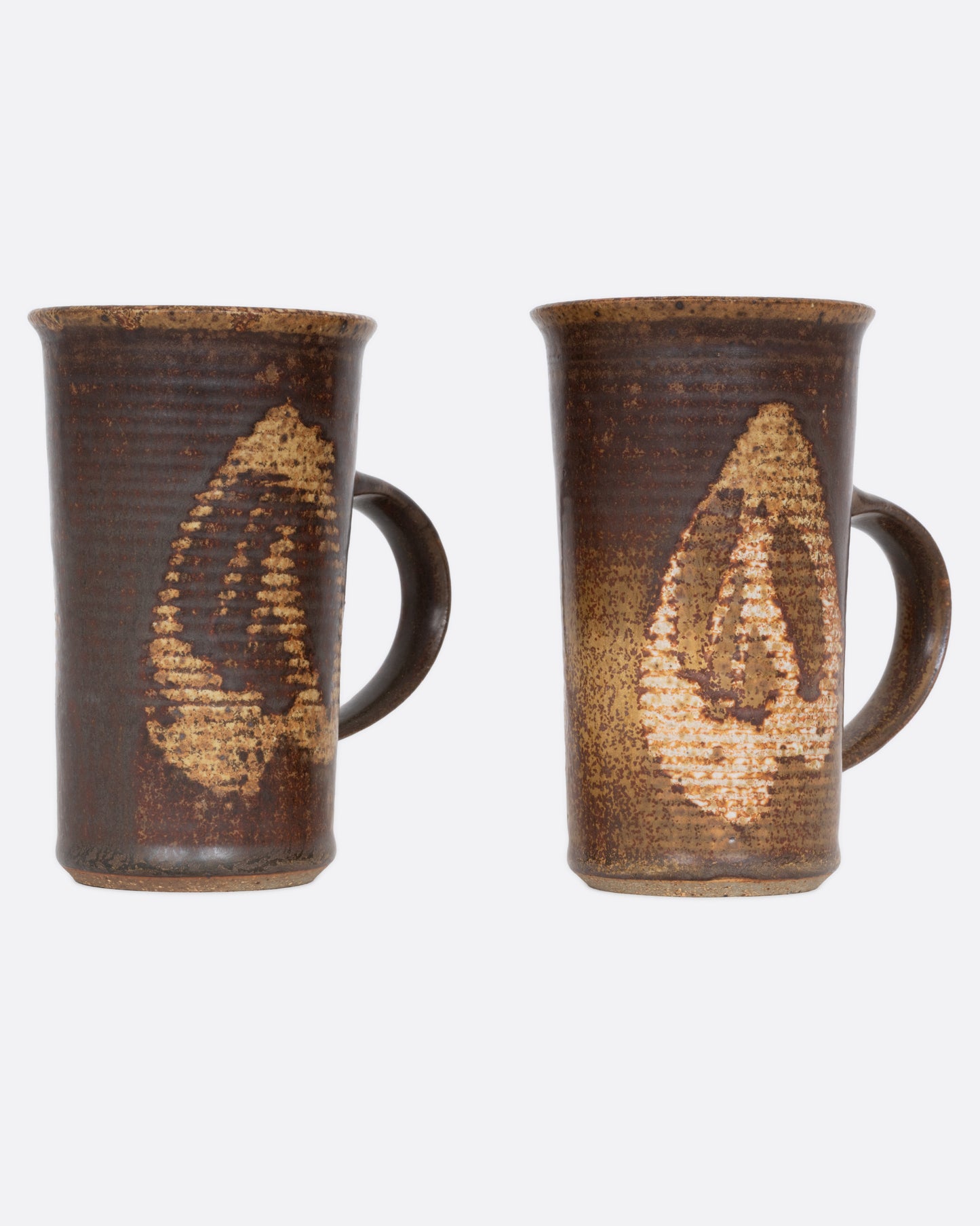 1970's Handmade Mug Pair