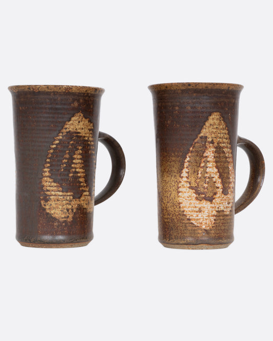 1970's Handmade Mug Pair