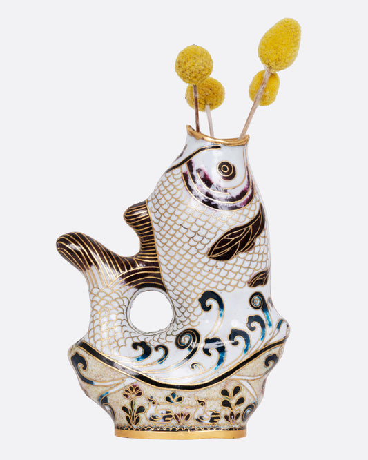Cloisonné Fish Vase