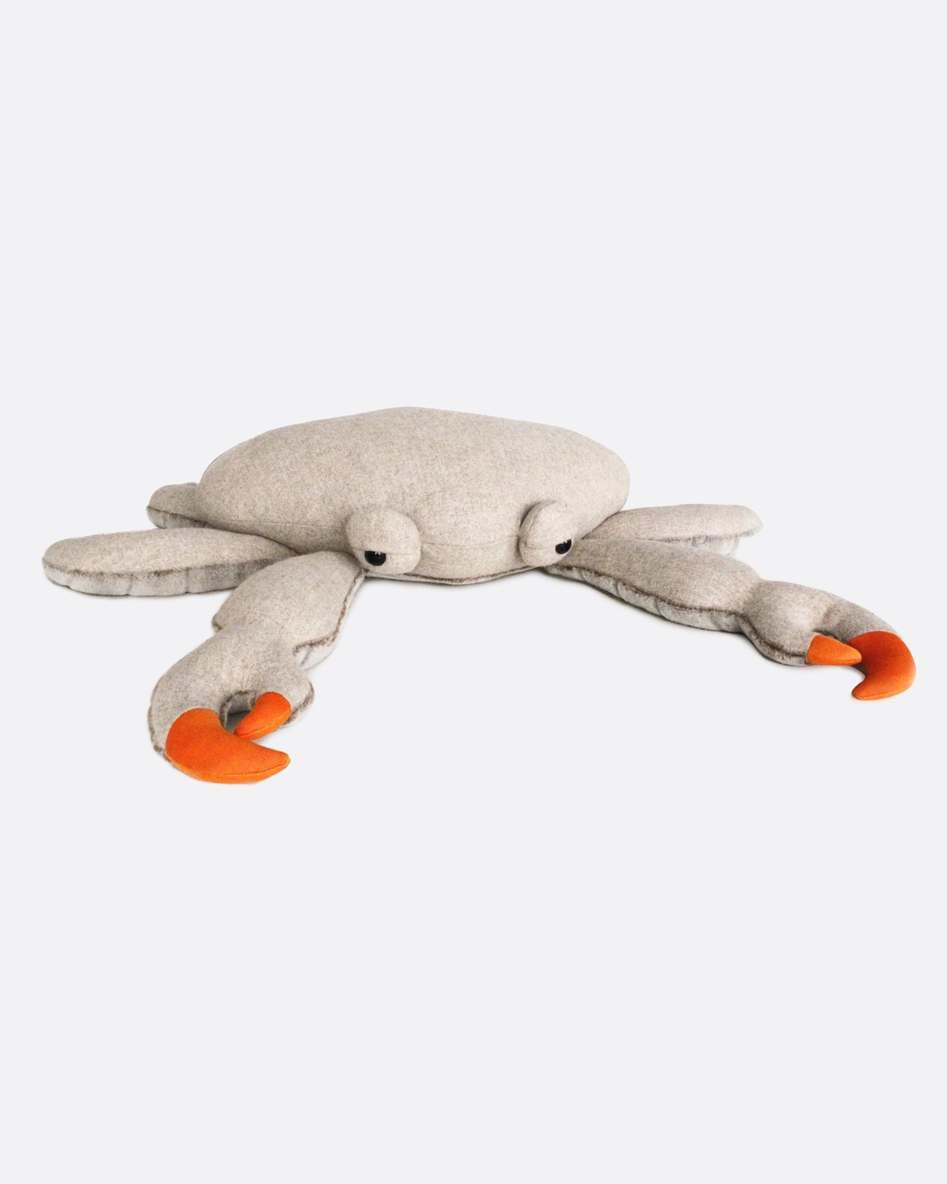 With its long fluffy legs and claws, this huge crab can be both a playmate and a benevolent guardian.