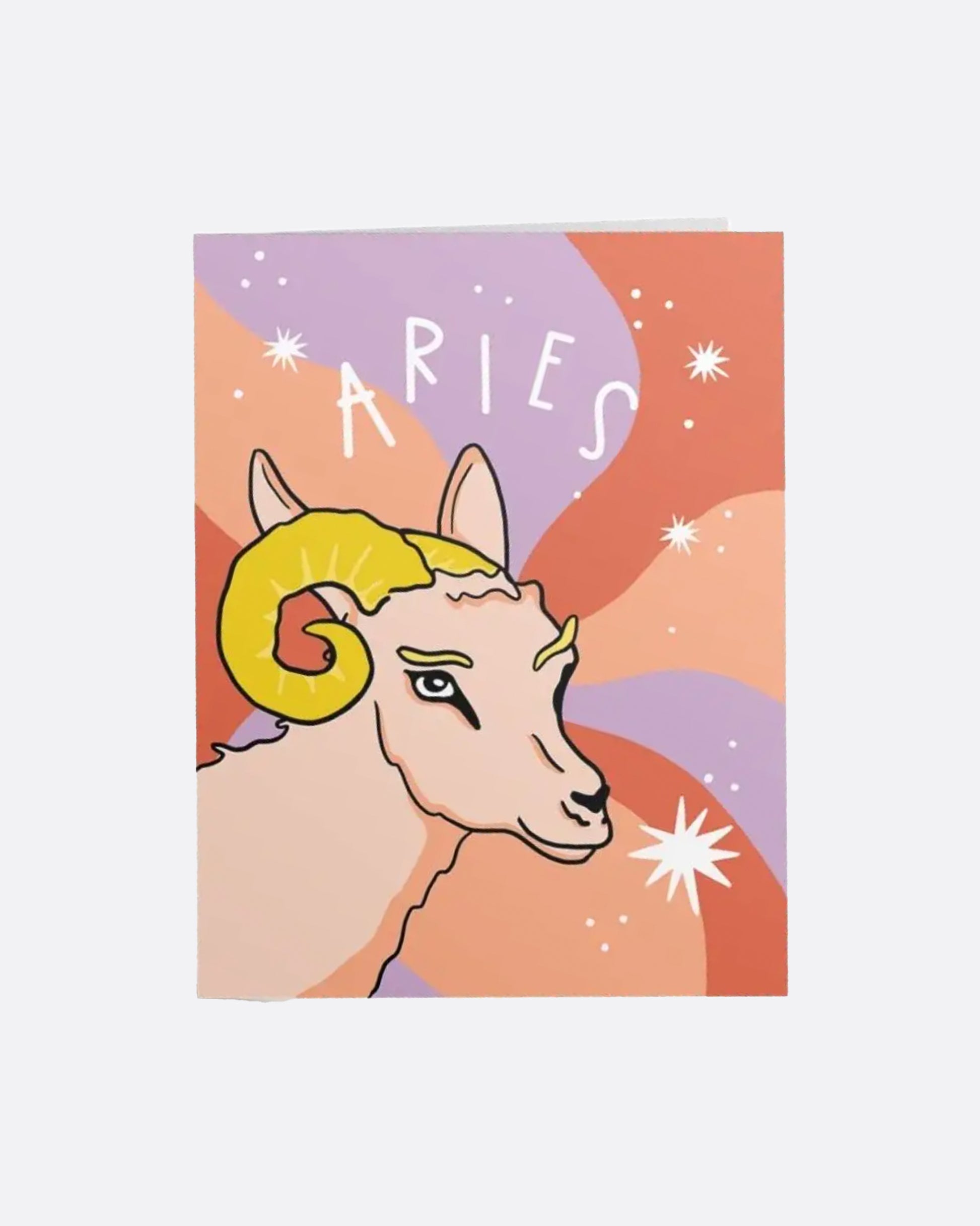 For an energetic creative soul, be it yours or another Aries' in your life. Scan the QR code on the back of this card to unlock zodiac readings and affirmations!
