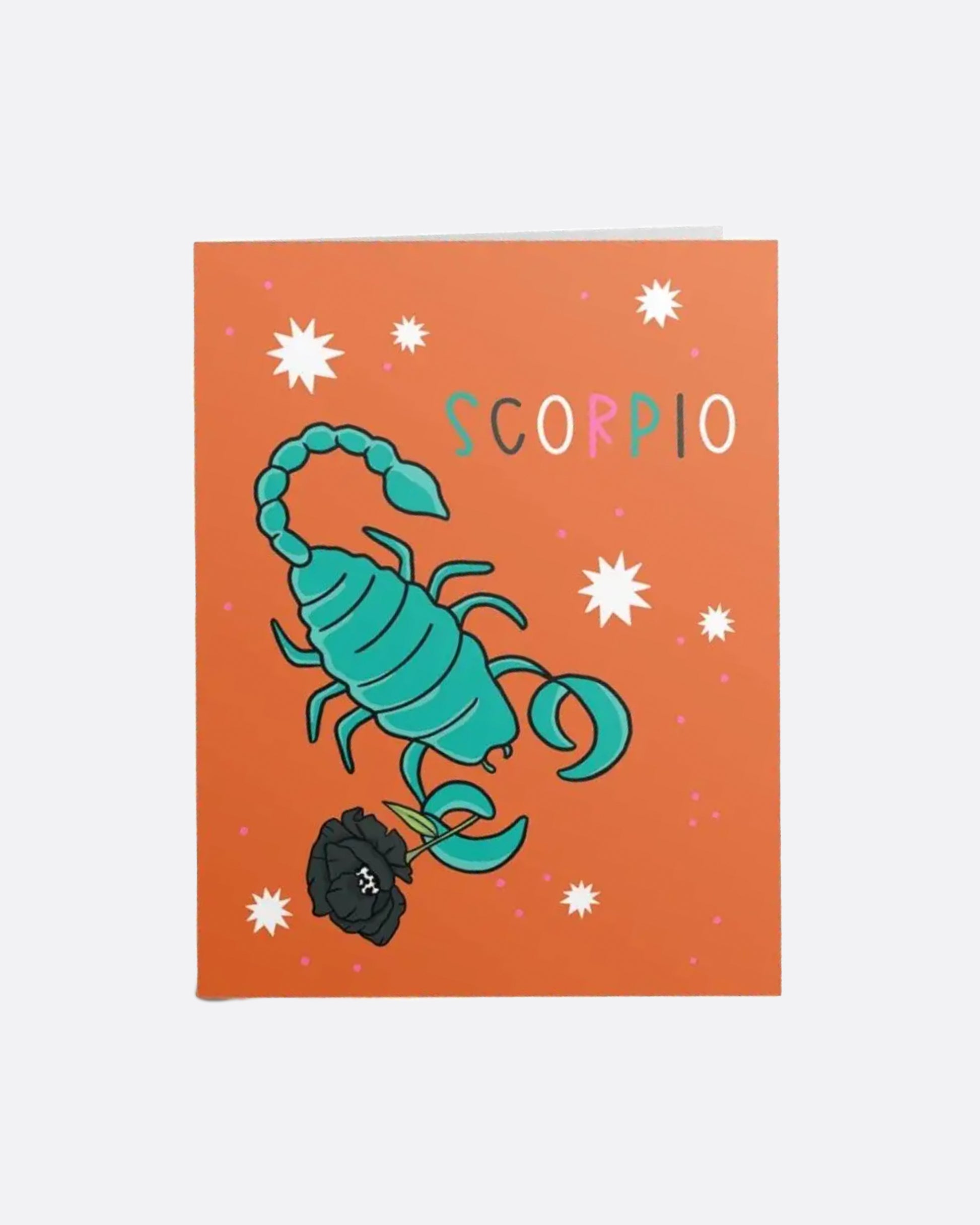 For the intuitive, bold Scorpio in your life. Scan the QR code on the back of this card to reveal zodiac readings, affirmations and more!