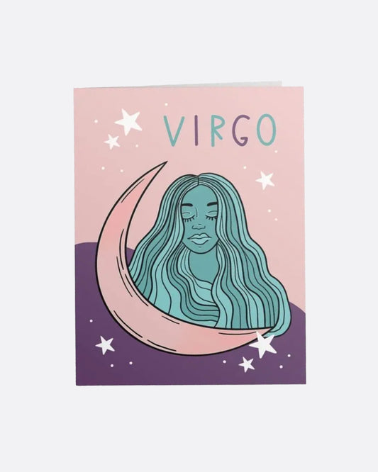Show your zodiac pride or grab a card for a Virgo pal. Scan the QR code on the back of this card to reveal zodiac readings and affirmations.