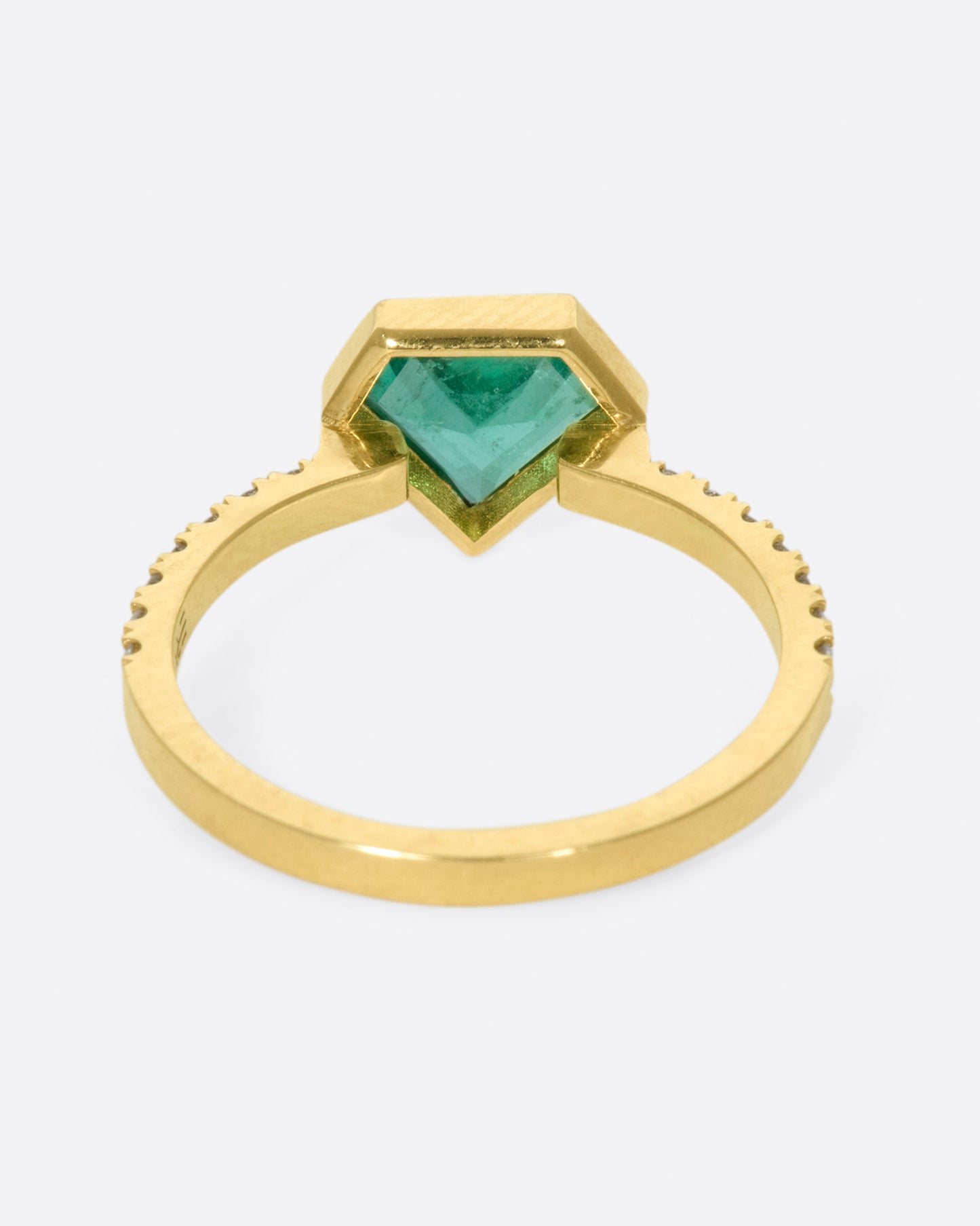 Emerald Mosaic Stacking Ring