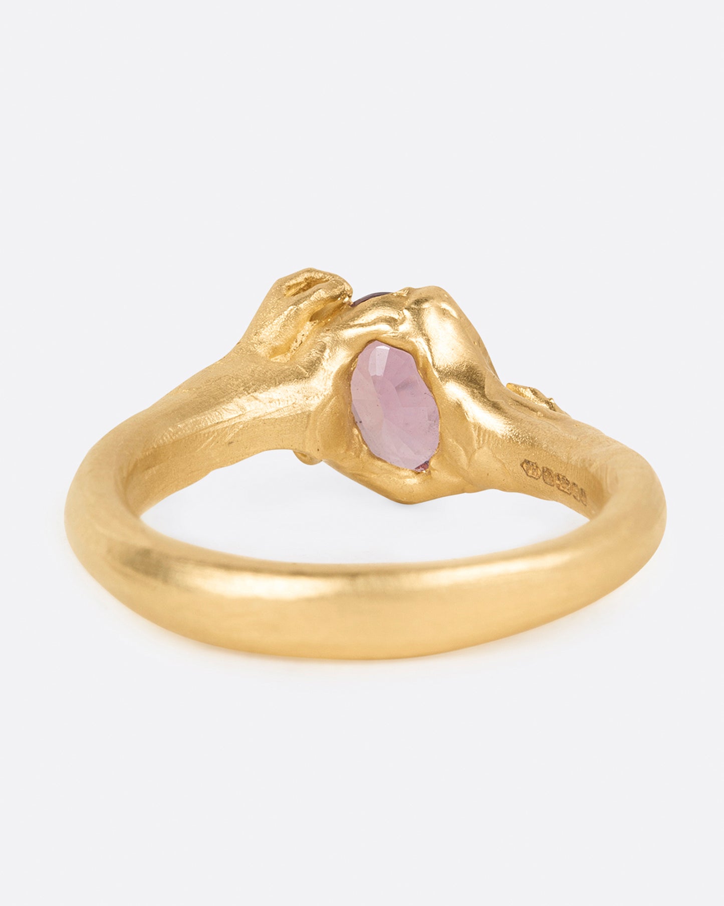 Pink Sapphire Faze Ring