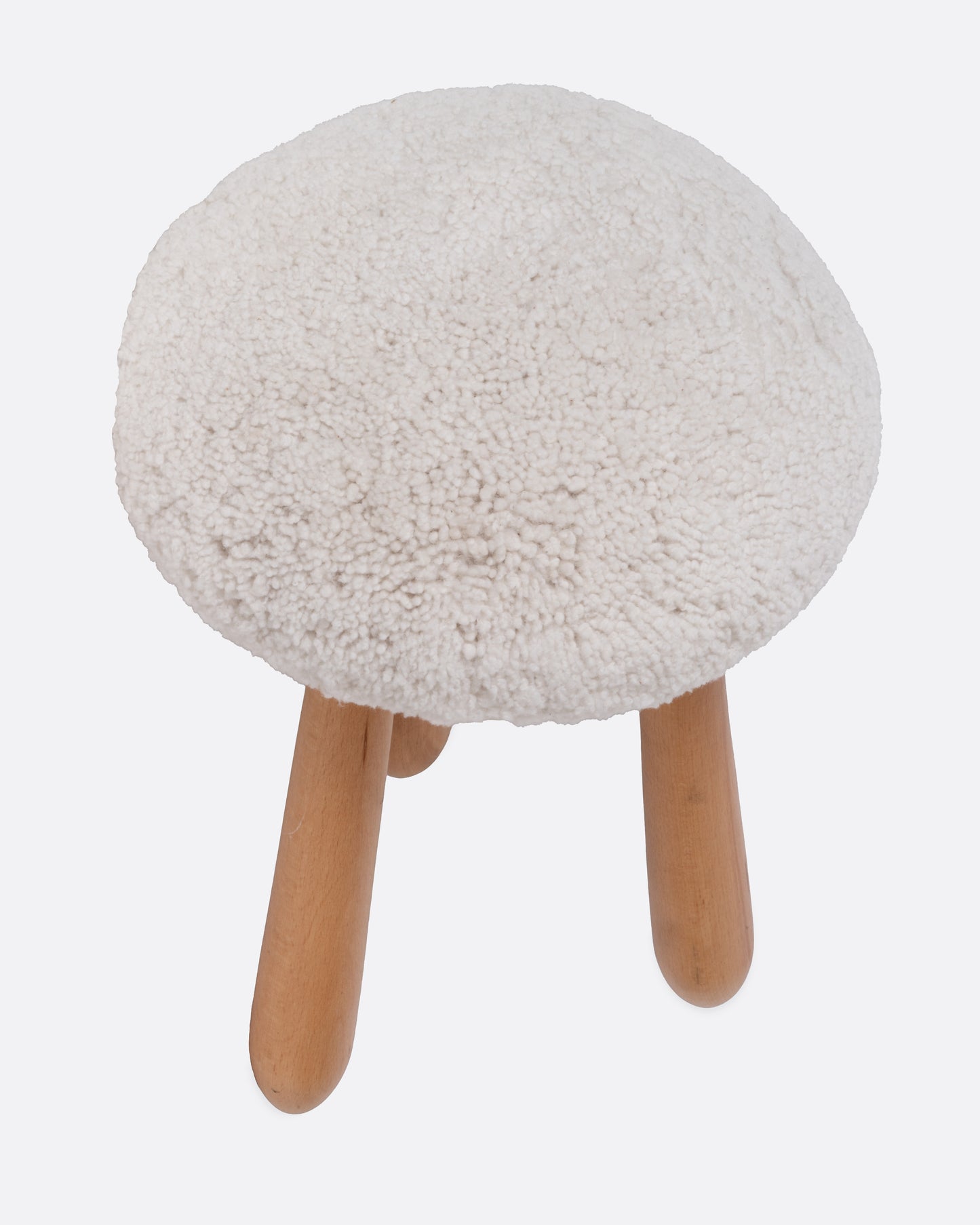 Shearling Stool
