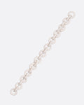 A white ceramic chain.