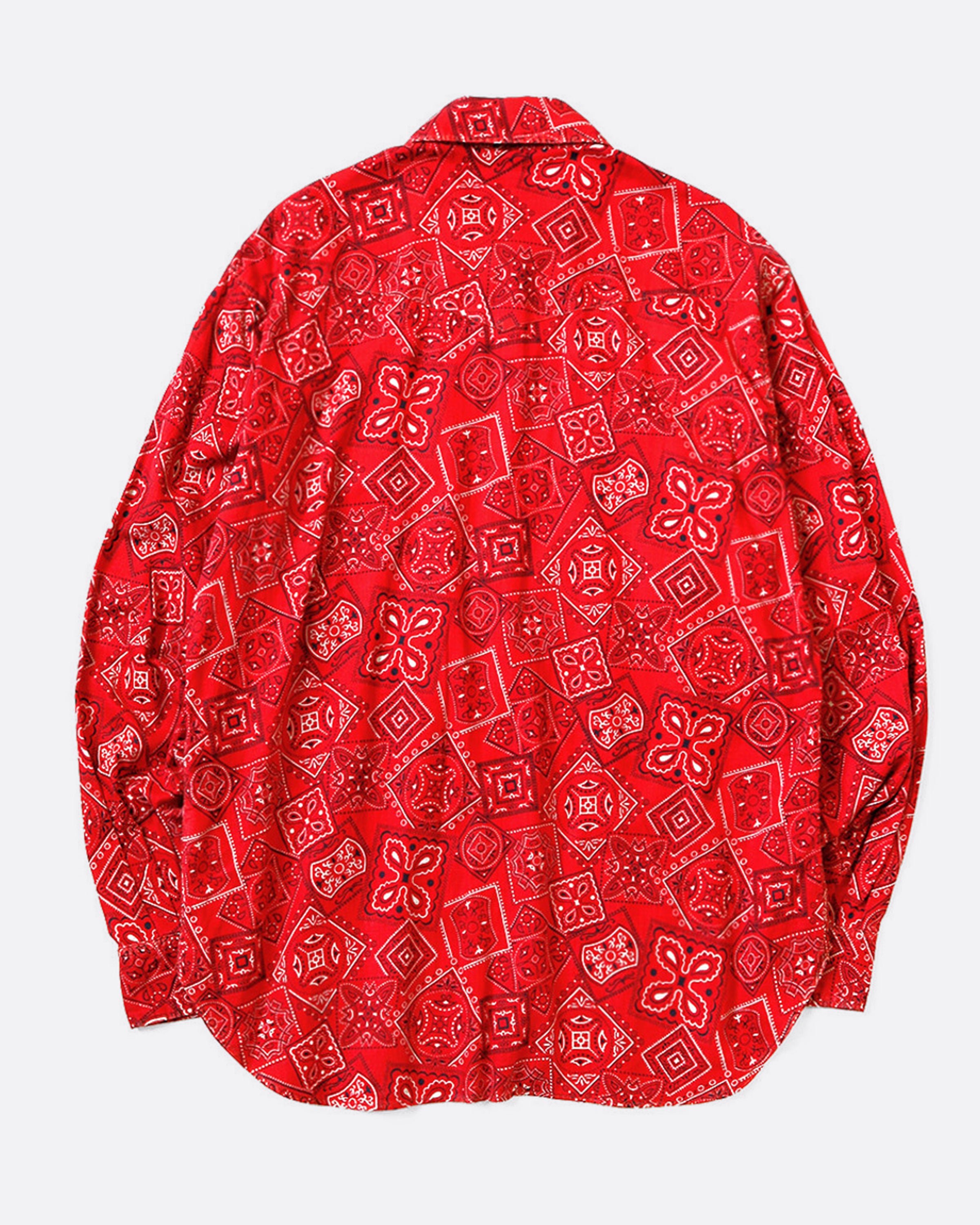 Kapital Red Sheeting Bandana Cookie Shirt – Love Adorned