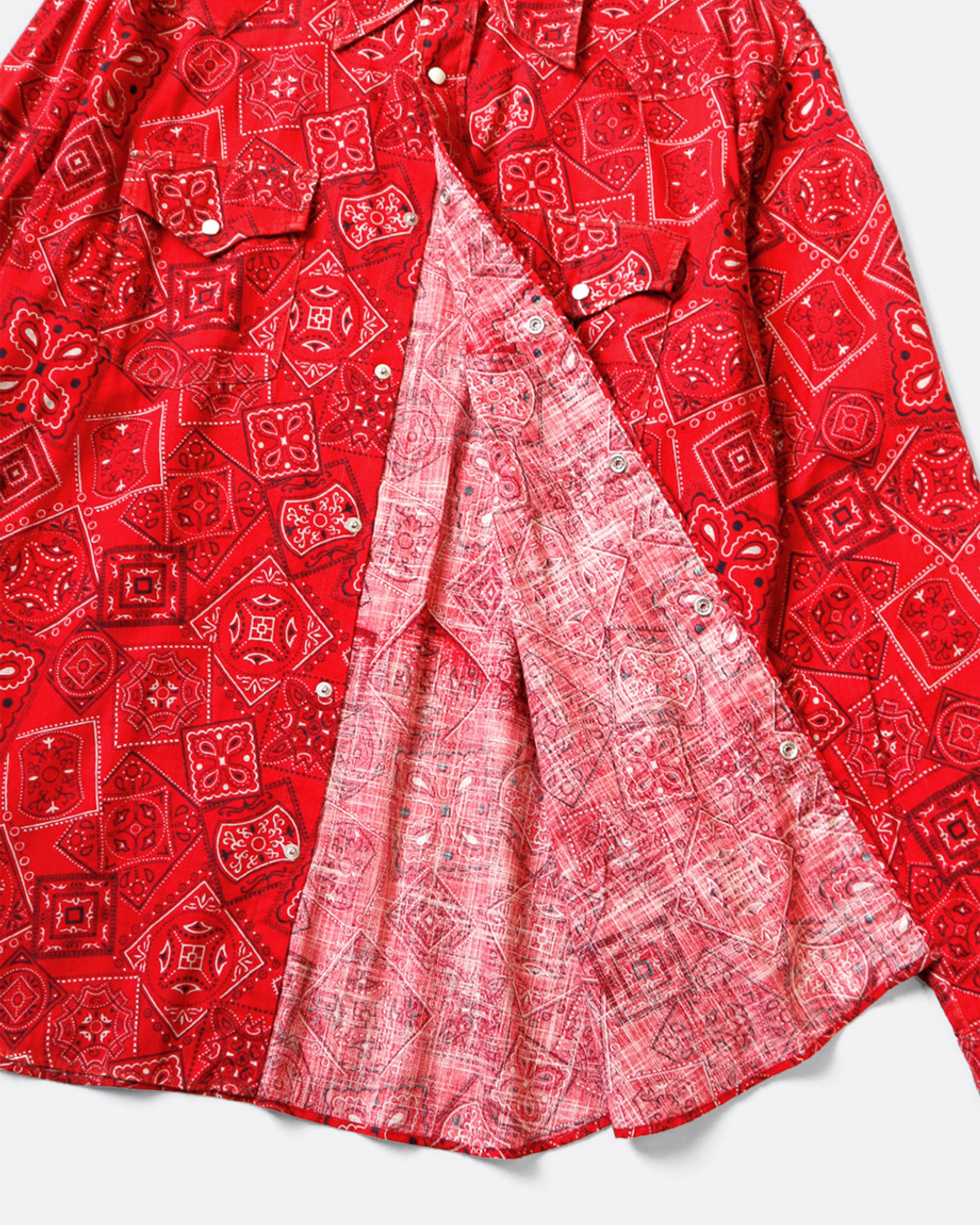 Kapital Red Sheeting Bandana Cookie Shirt – Love Adorned