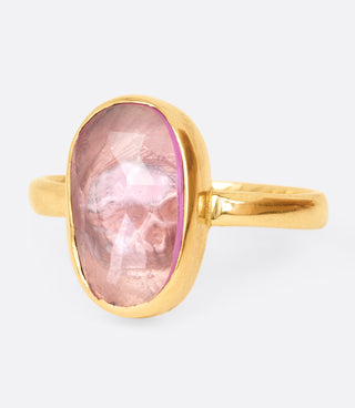 Pink Sapphire Devotion Ring