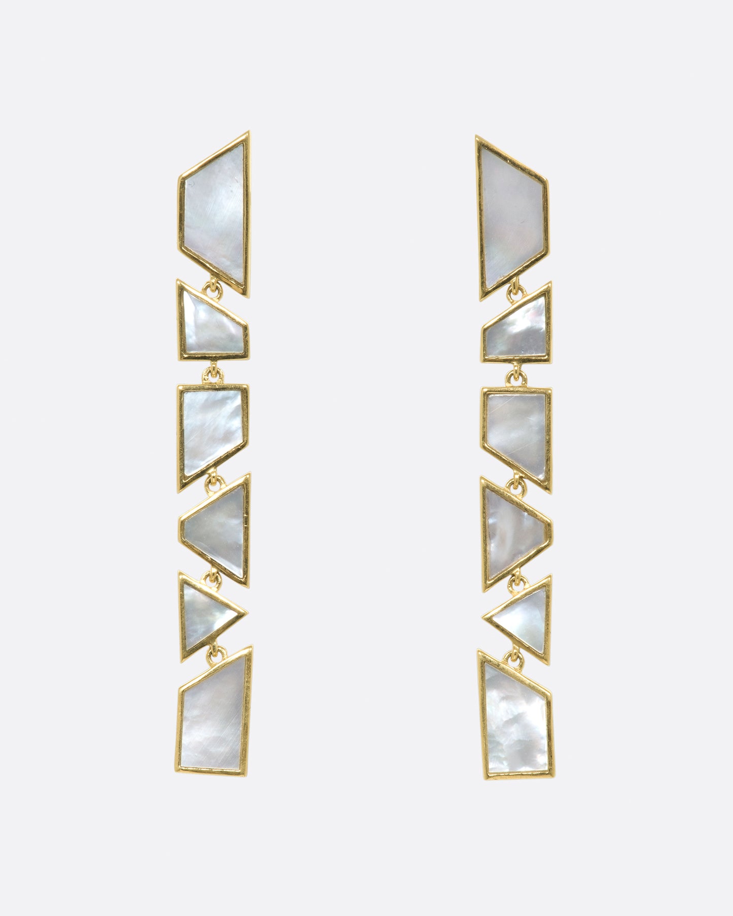 These earrings make a statement while still being lightweight and neutral.