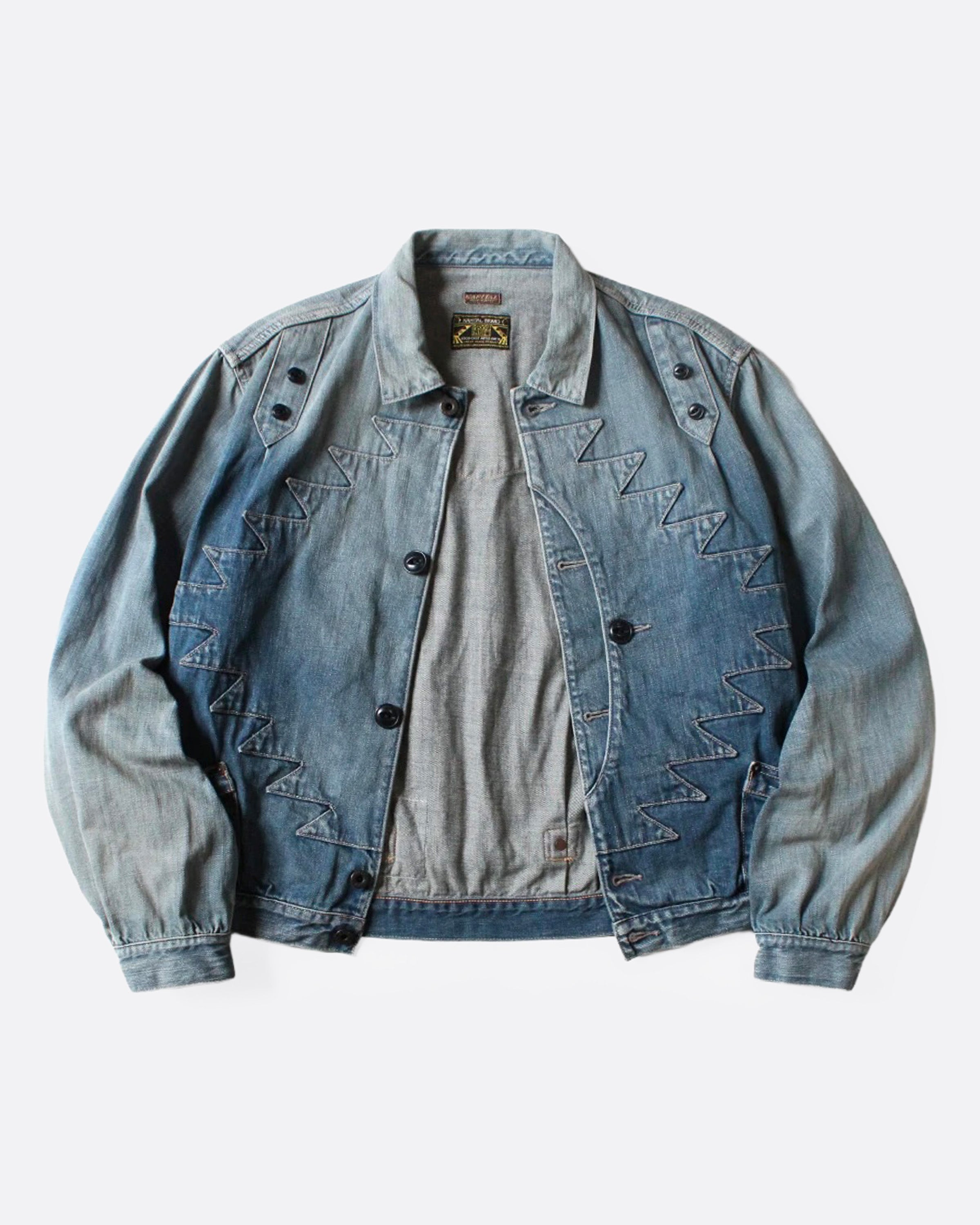 最終値下 KAPITAL 13ozデニム サントドミンゴサンダーバードブルゾン Kapital Blue Santo Domingo Thunderbird Jacket – Love Adorned