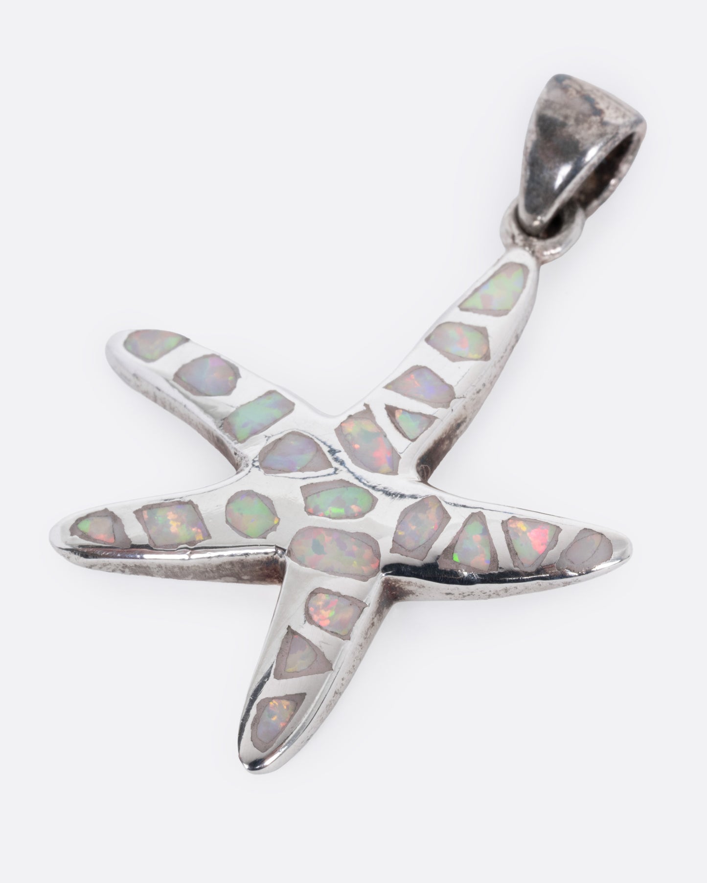 Opal Starfish Pendant