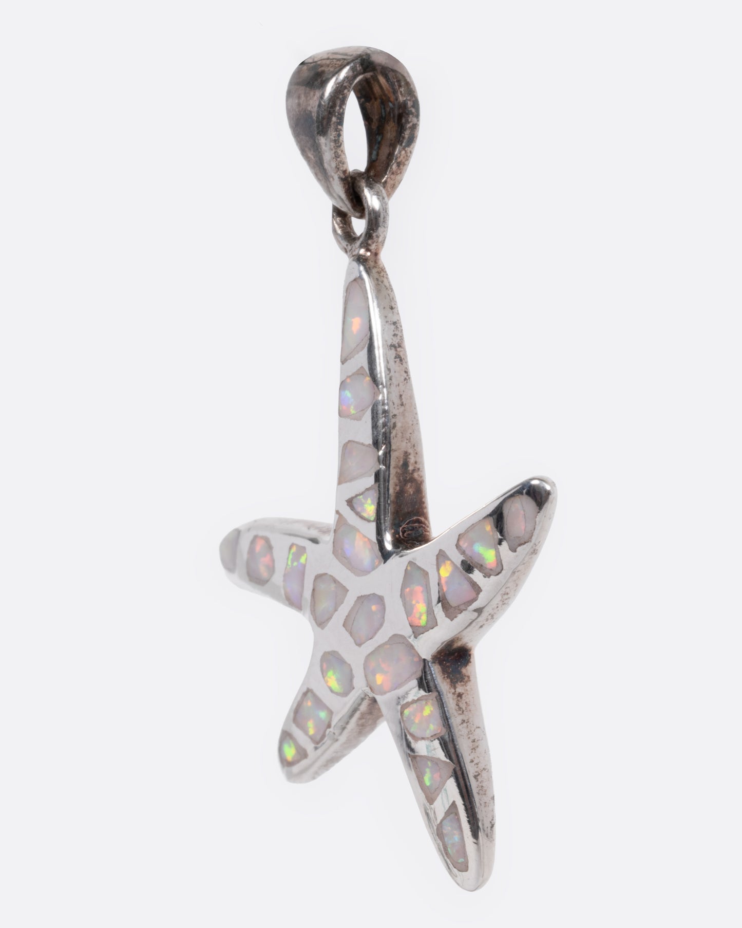 Opal Starfish Pendant
