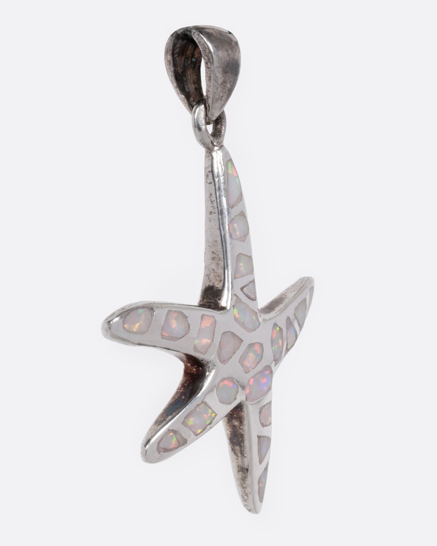 Opal Starfish Pendant