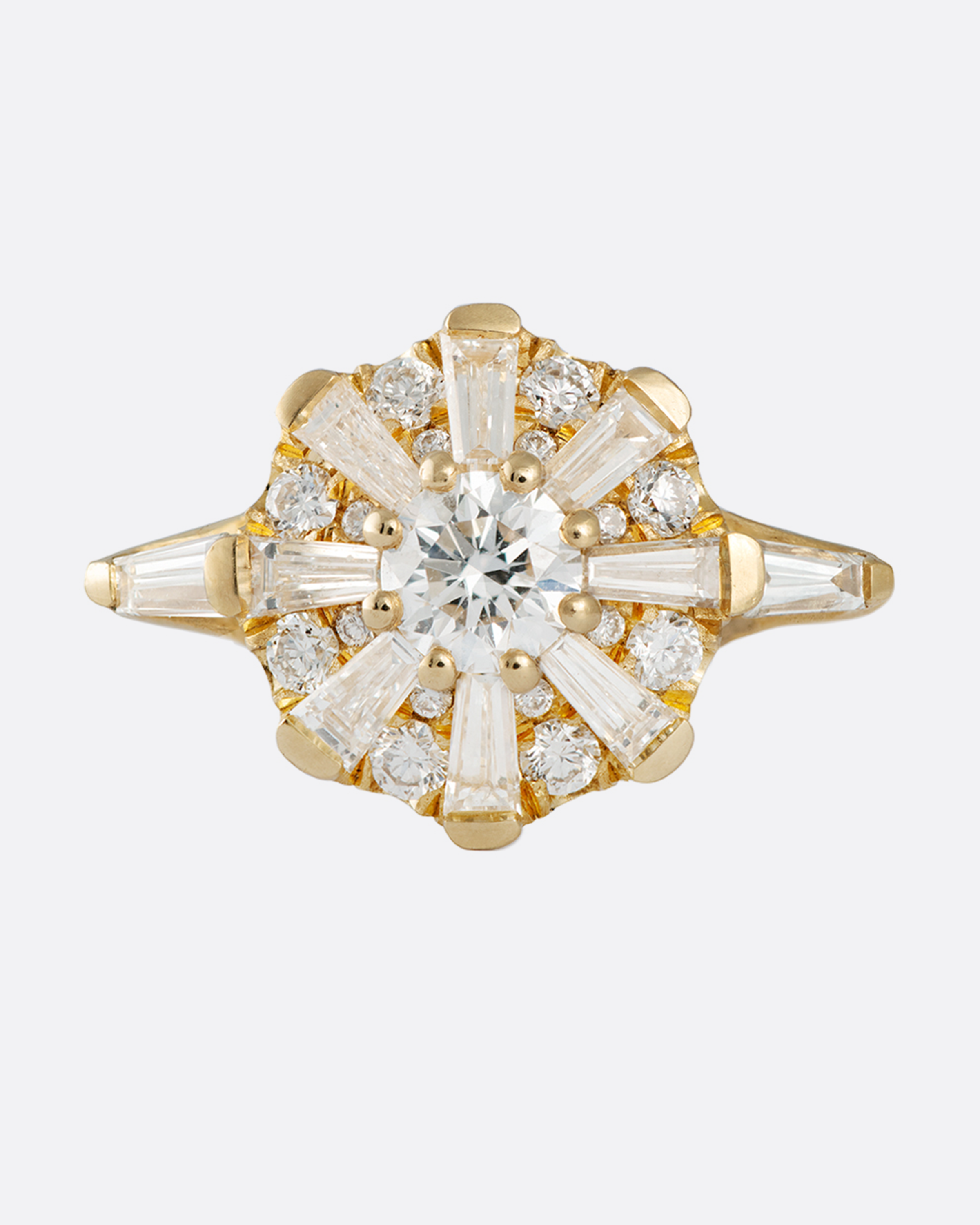 DIAMOND SUN TEMPLE RING