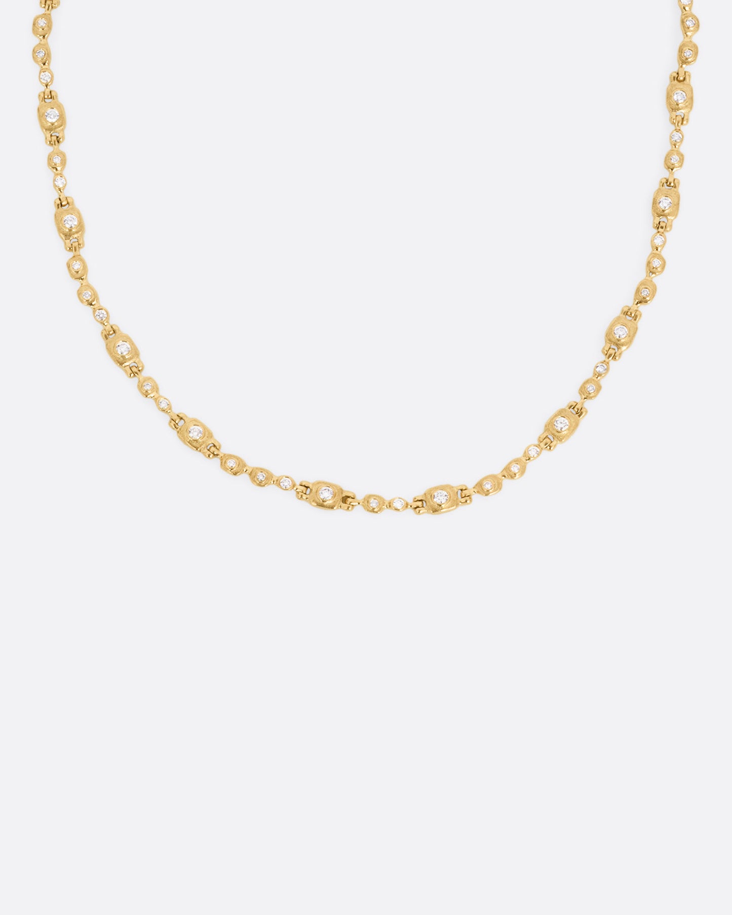 Diamond Station Necklace