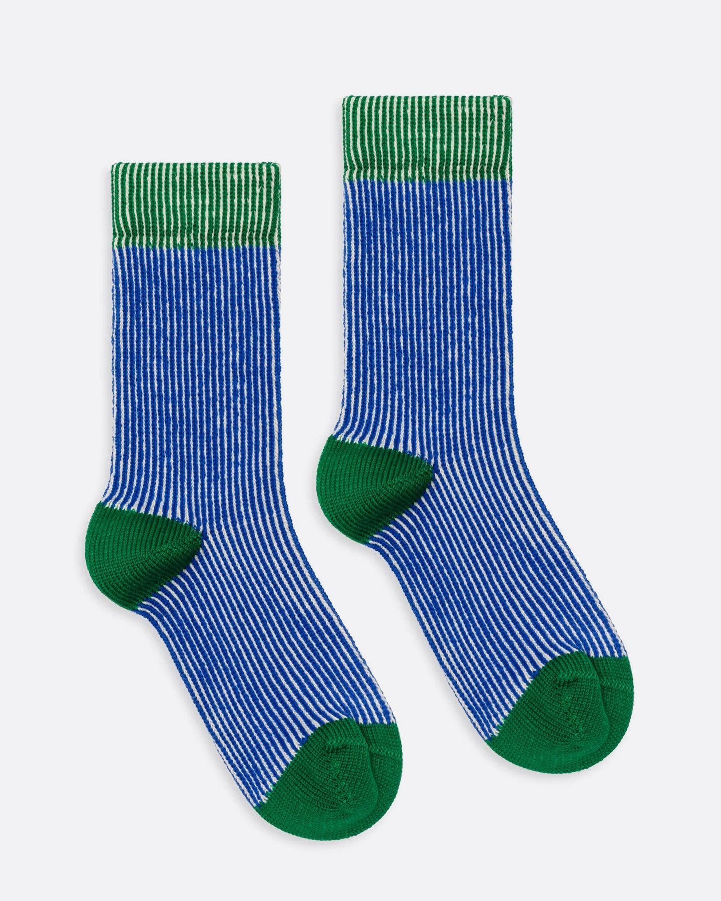 Cobalt Umbrella Crew Socks