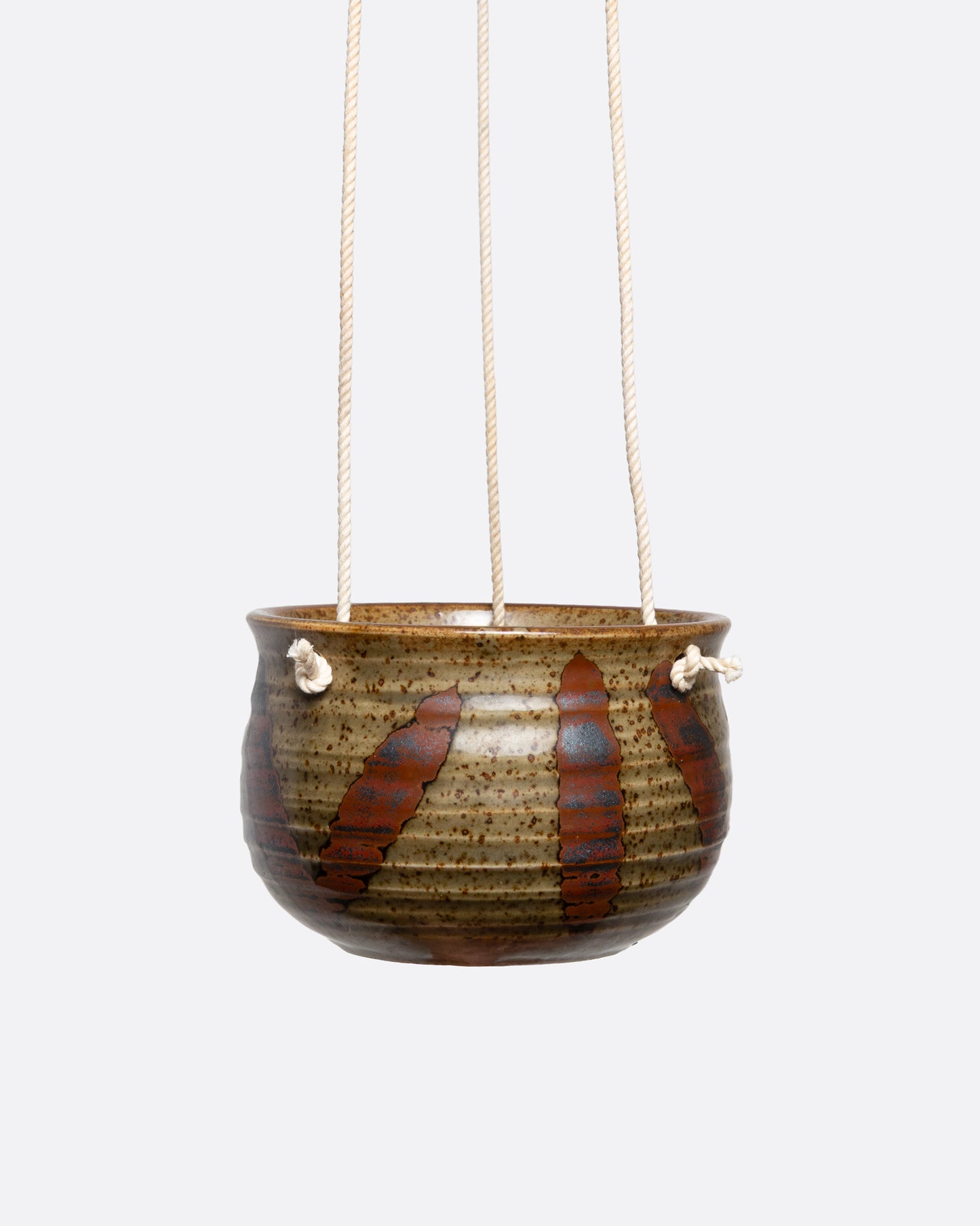 Ridged Hanging Planter