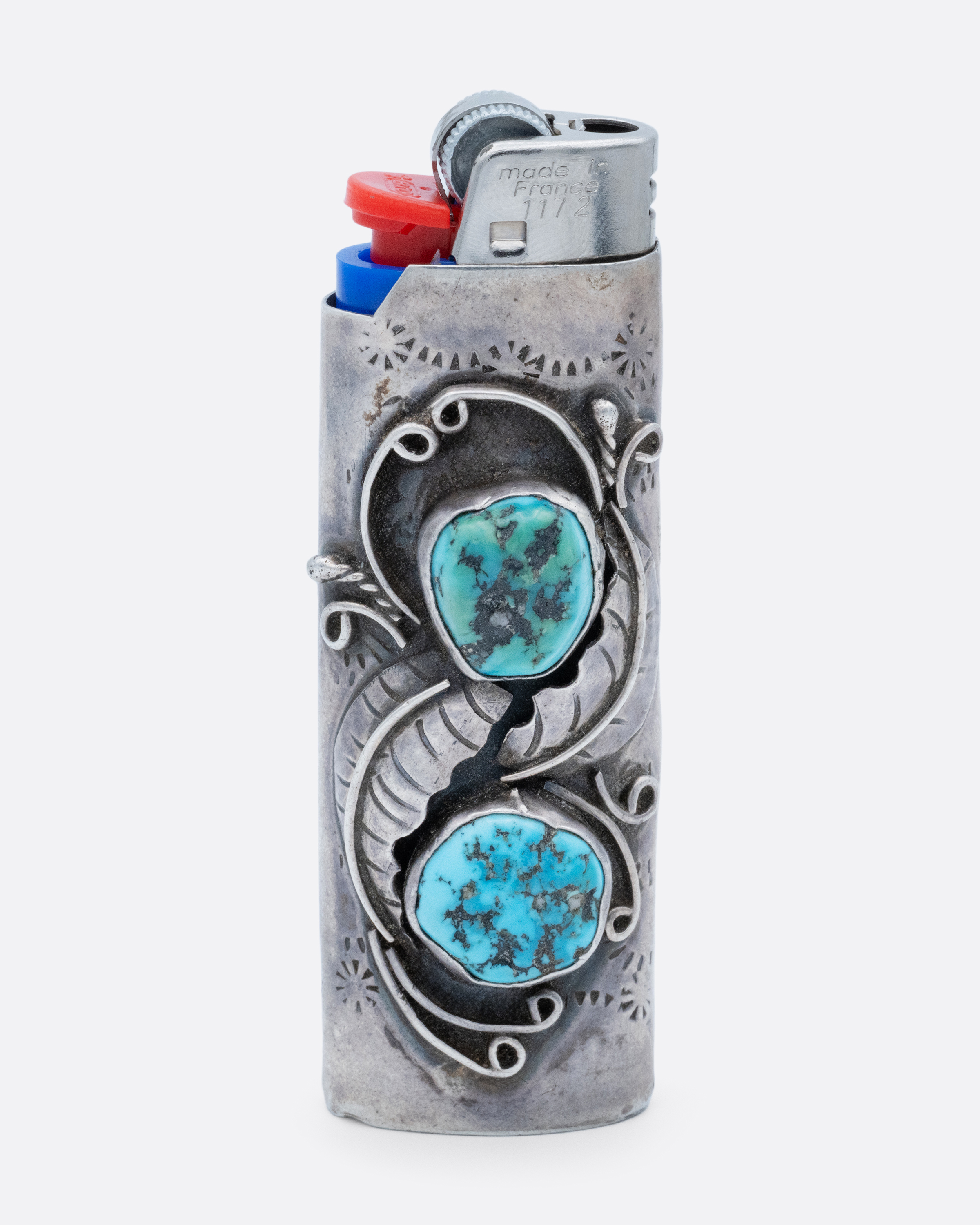 TURQUOISE LIGHTER COVER