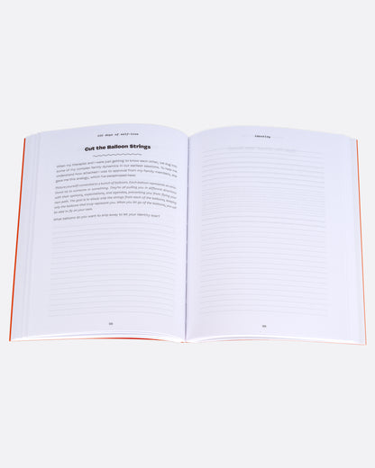 A guided journal with 100 prompts. View inside.