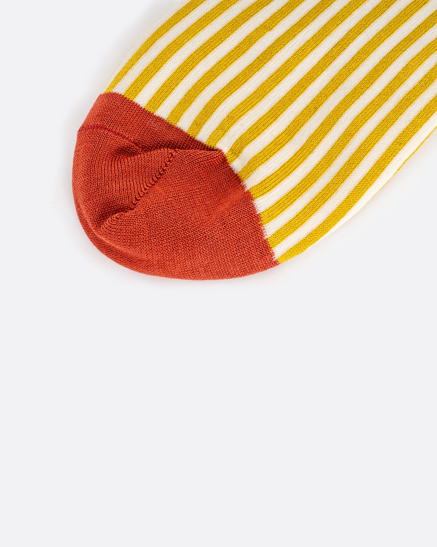 Yellow Striped Corbusier Crew Socks