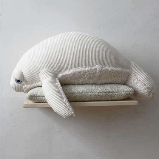 BIG STUFFED - MANATEE - ALBINO - LARGE