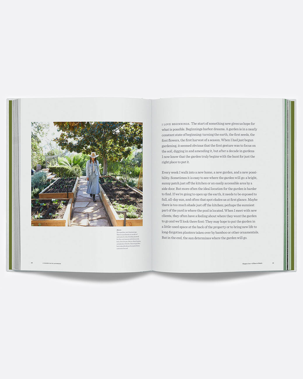open photo of the book A Garden Can By Anywhere by Lauri Kranz and Dean Kuipers