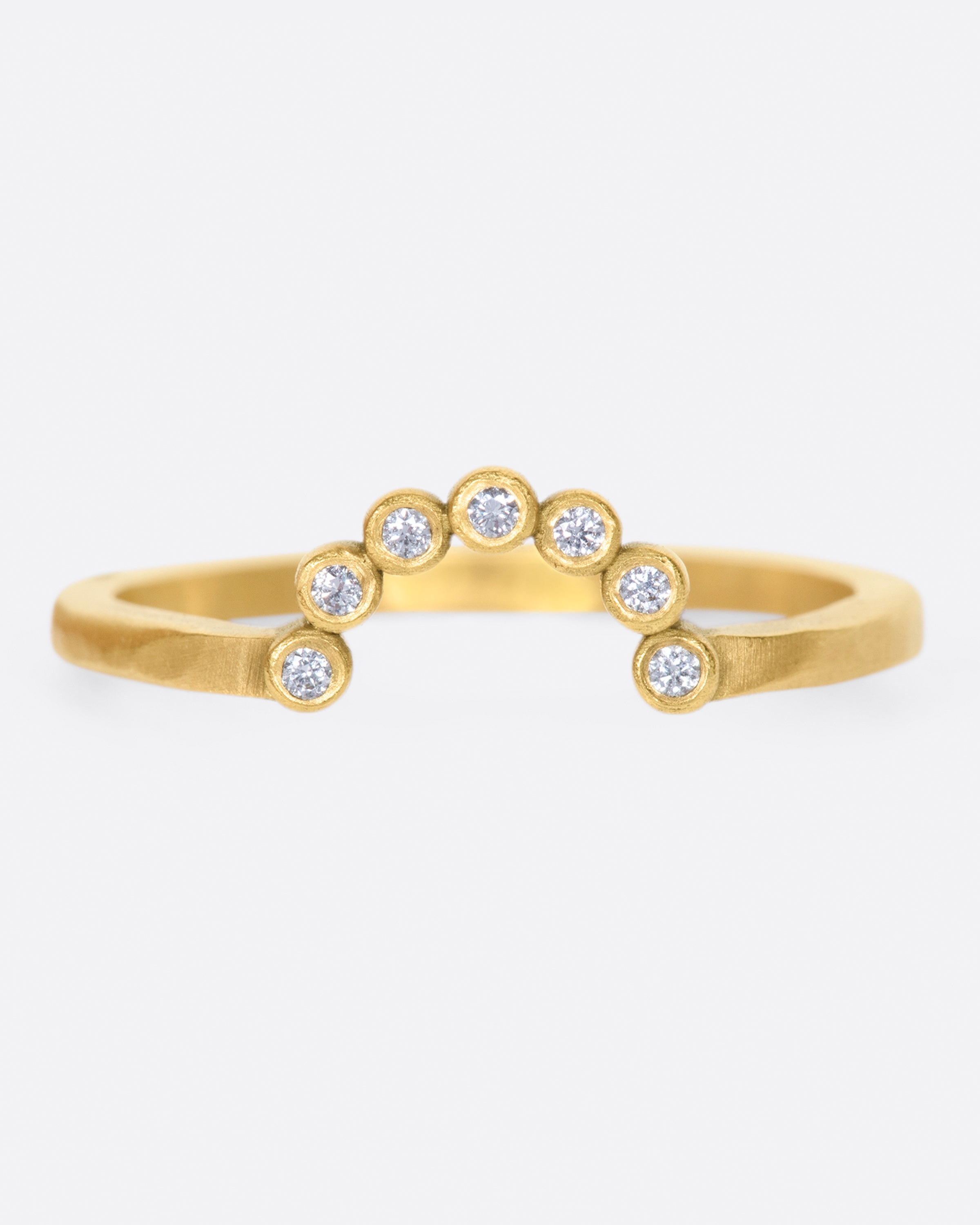 Ananda Khalsa Arced Diamond Ring Love Adorned
