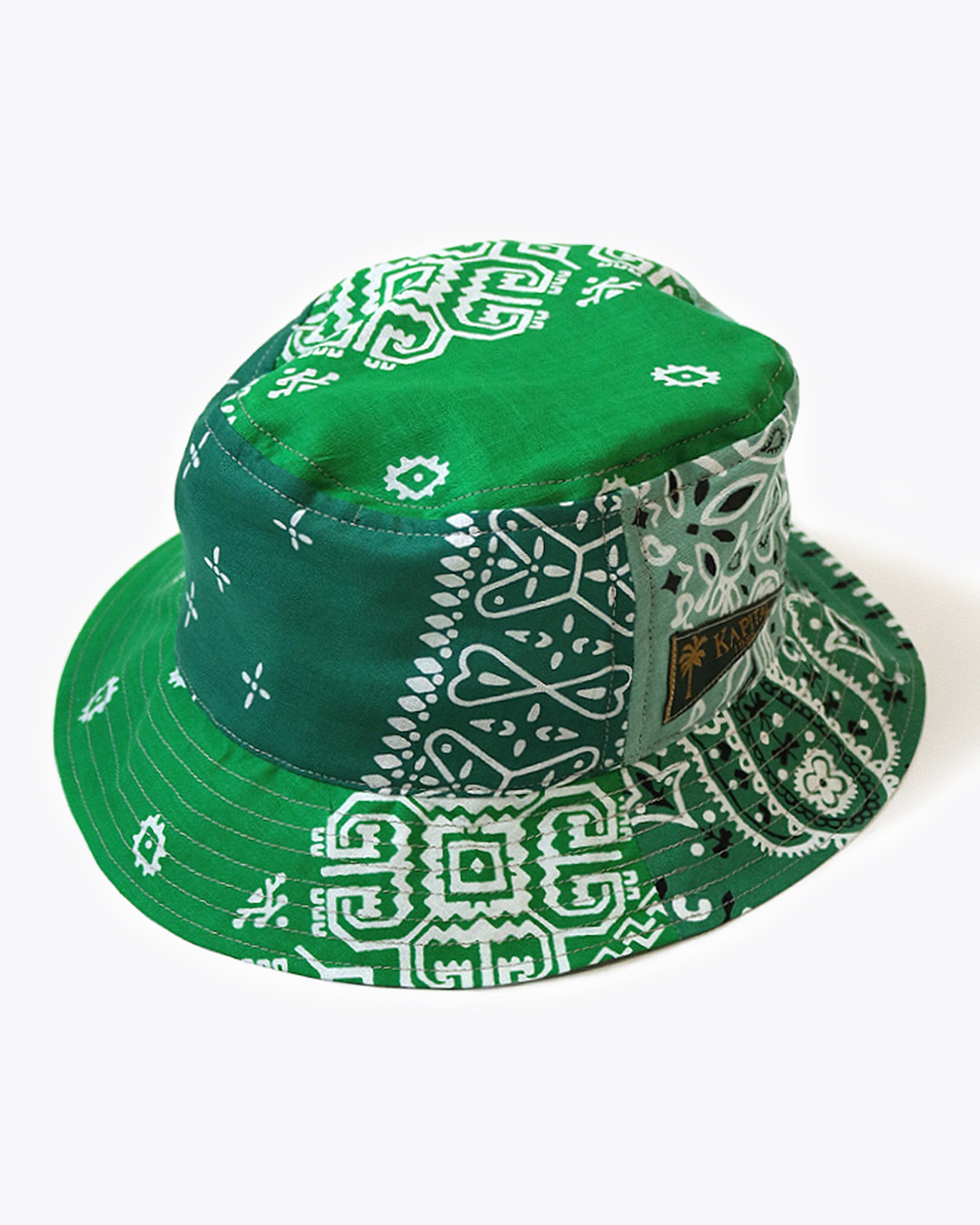 Kapital Patchwork Bandana Bucket Hat
