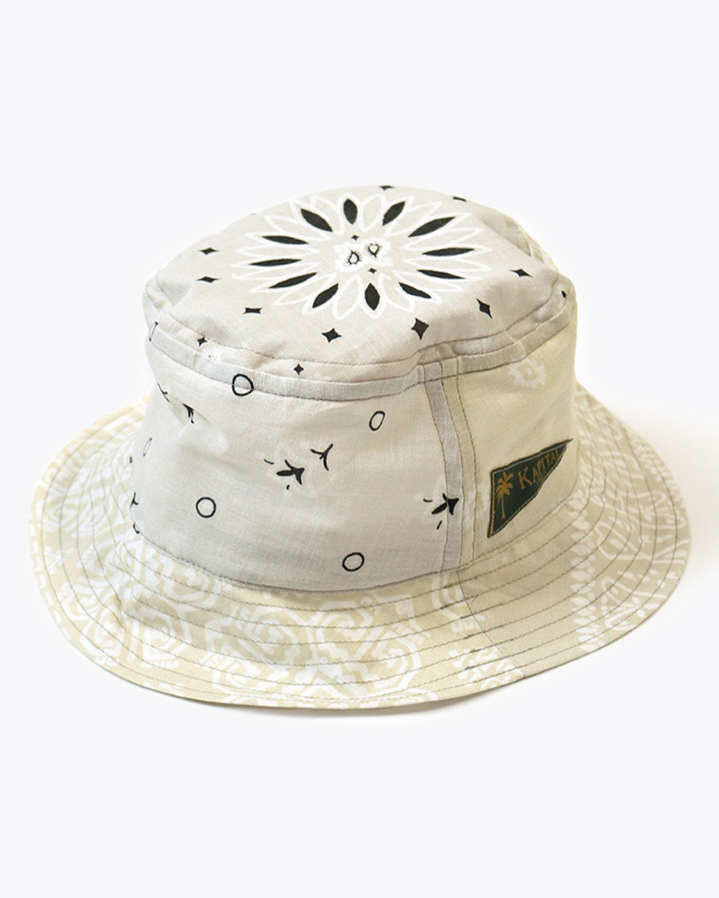 Kapital Patchwork Bandana Bucket Hat