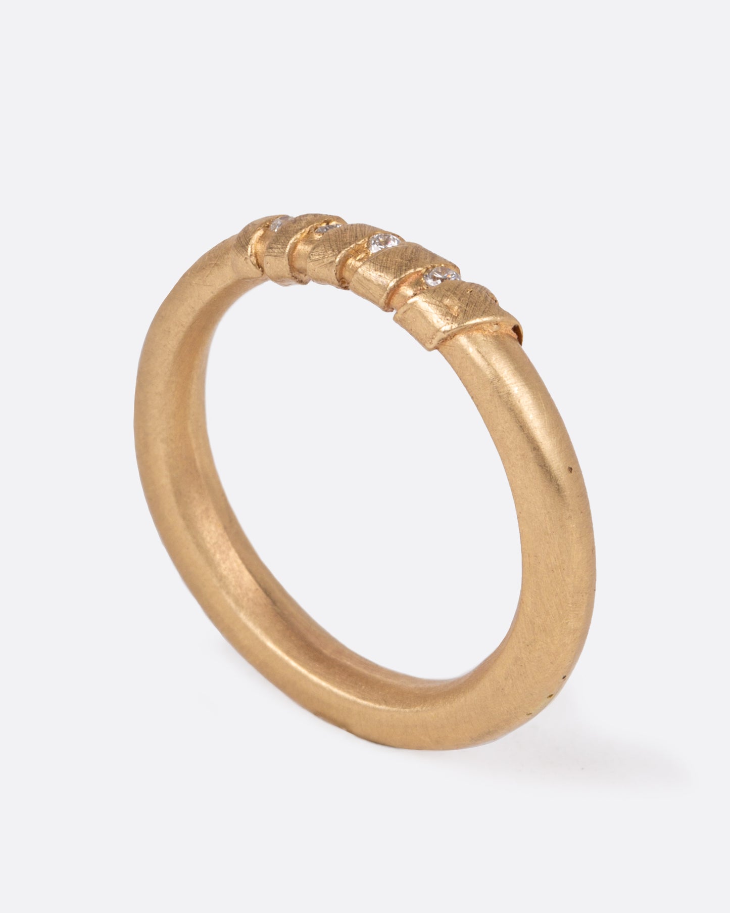 Gold Wrapped Diamond Ring