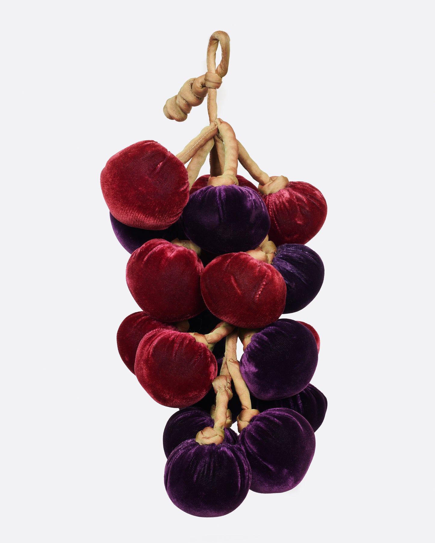 A festive bunch of grapes to hang on a wall or drape across a table.