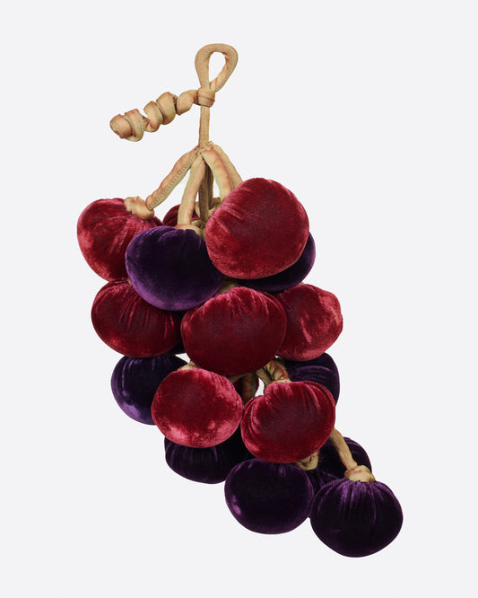 A festive bunch of grapes to hang on a wall or drape across a table.