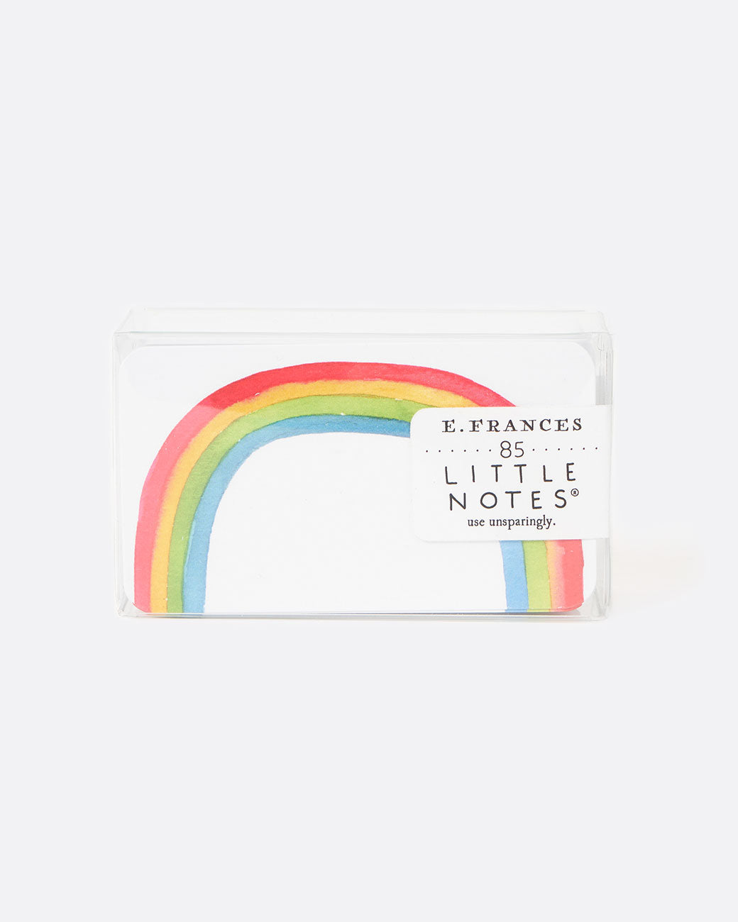 Little note card set, shown in Rainbow.