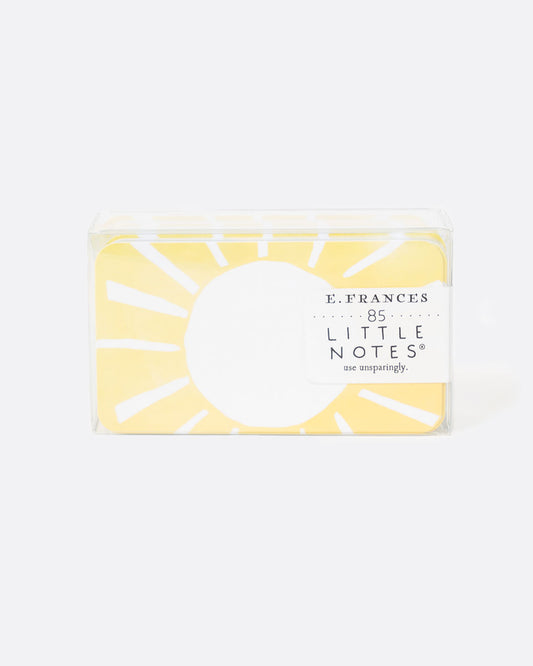 Little note card set, shown in Sun.