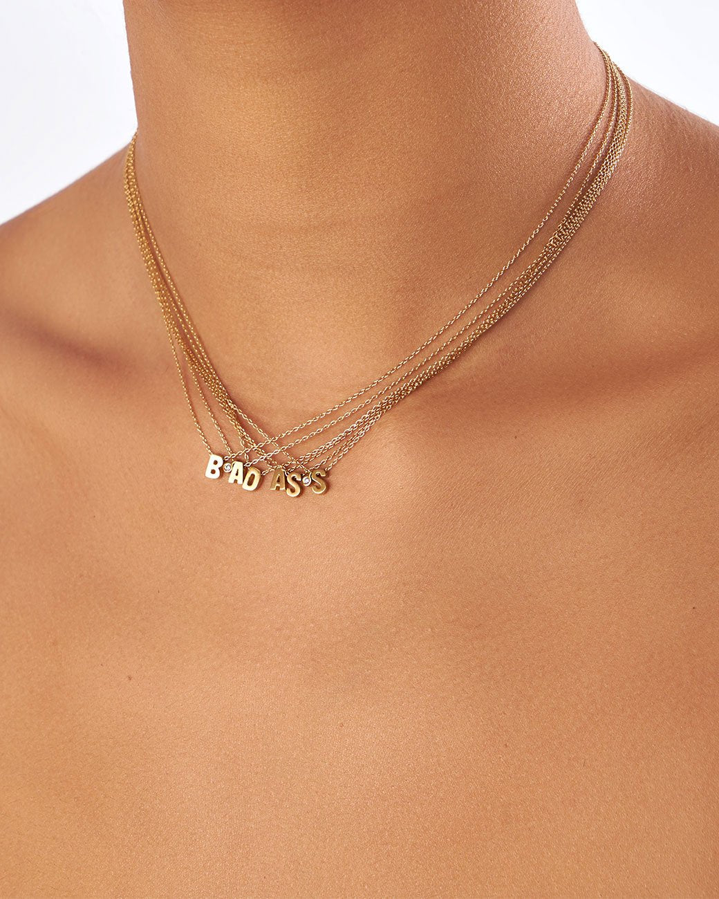 Micro deals name necklace